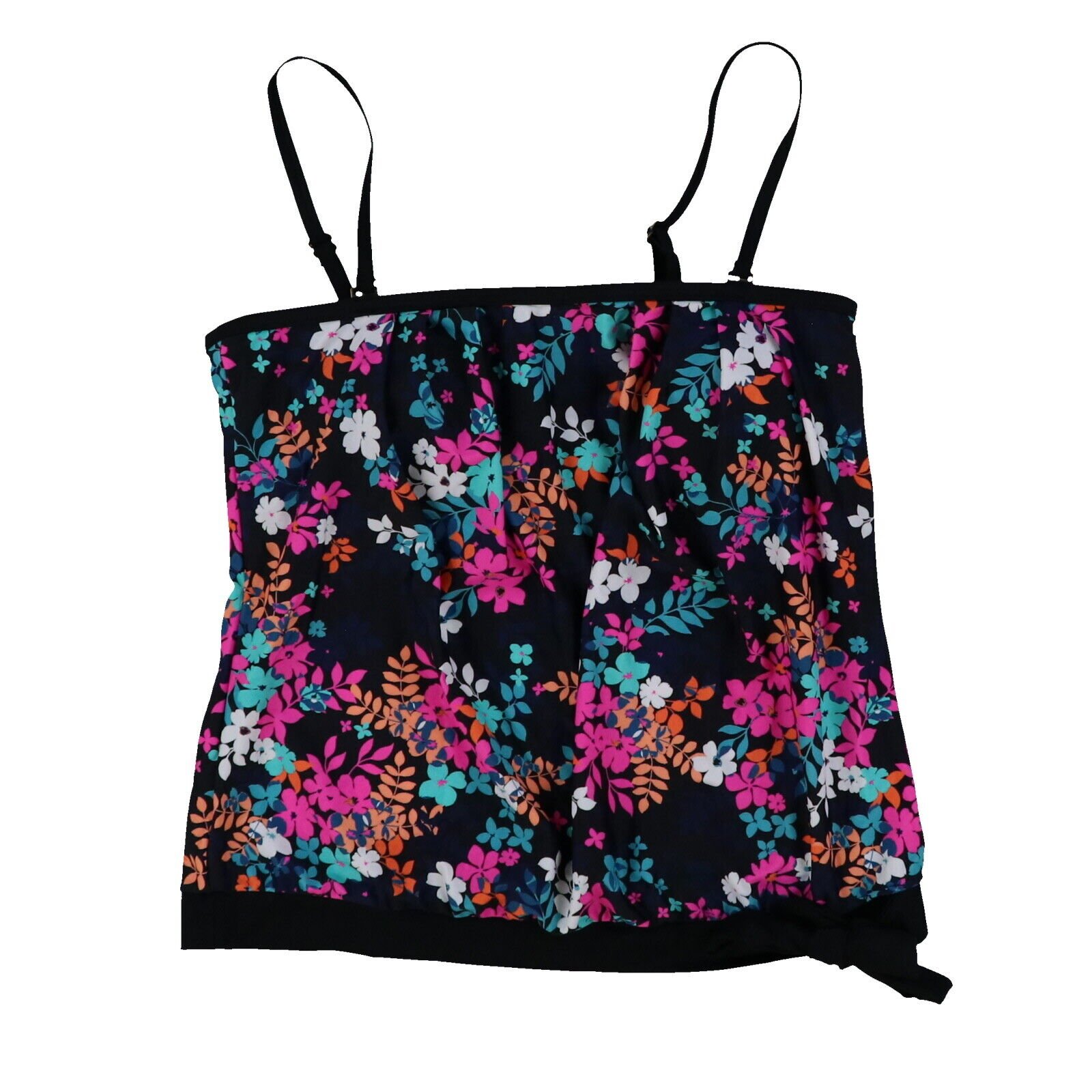 Island Escape Women's Tankini Swim Top Bathing Suit Swimsuit 6 8 10 12 14 16 New - Picture 23 of 47