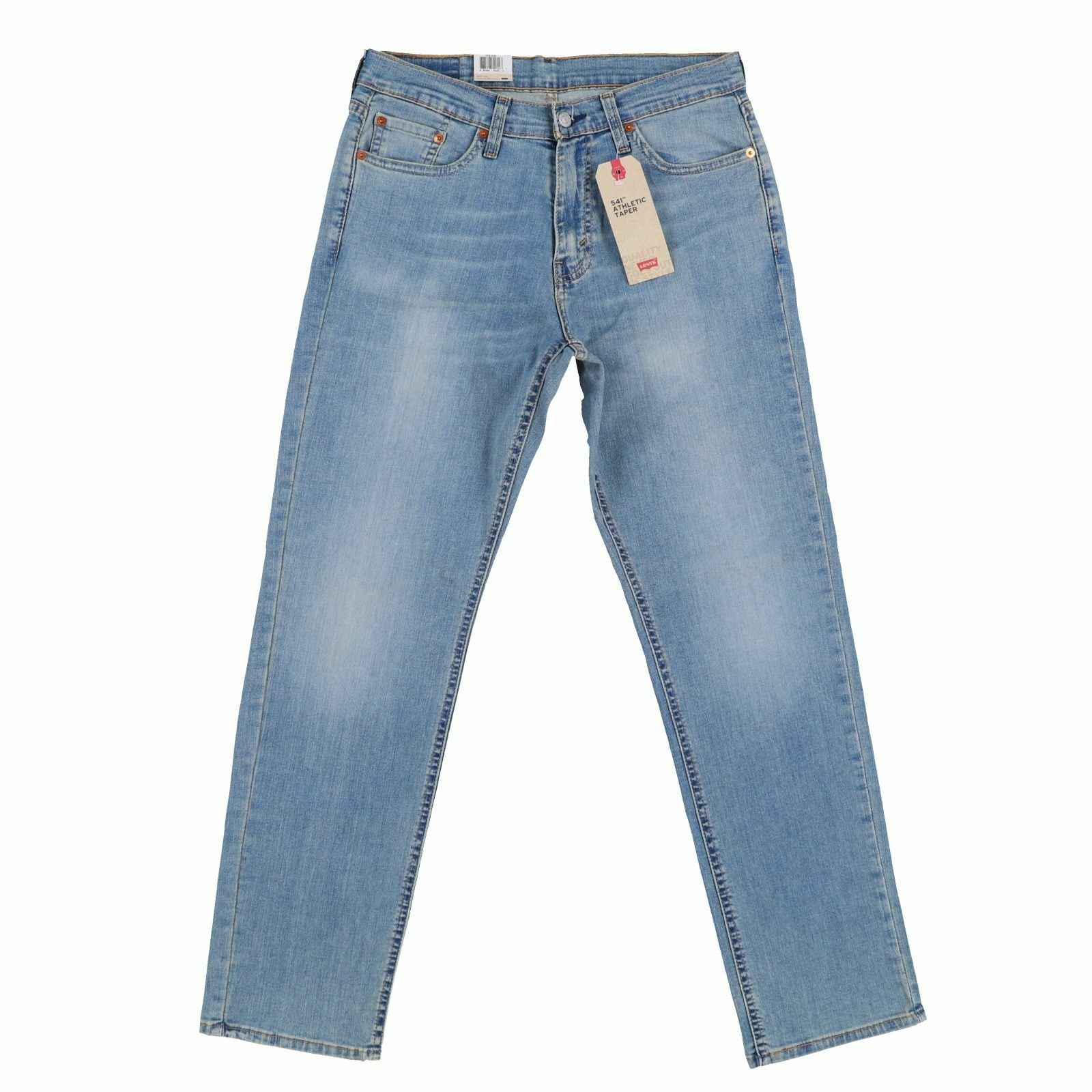 Levis 541 Herrenjeans sportliche Passform Freizeit Denim Hose Baumwolle Unterteil Reißverschluss Fly - Bild 7 von 22