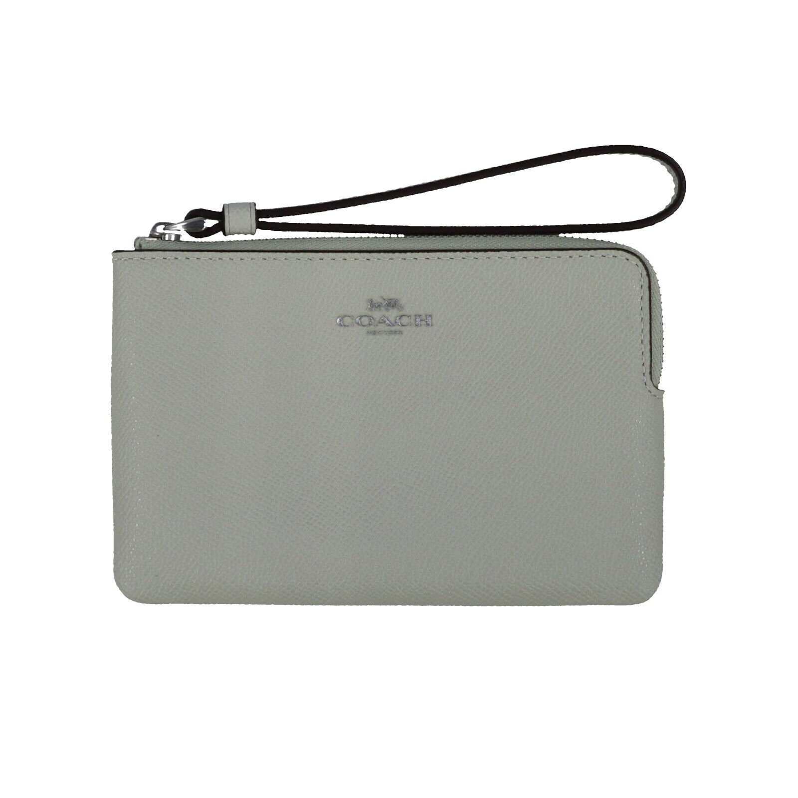 Coach Women's Corner Zip Wristlet Small Clutch Wallet Logo Wrist Strap Cardcase - Picture 4 of 20