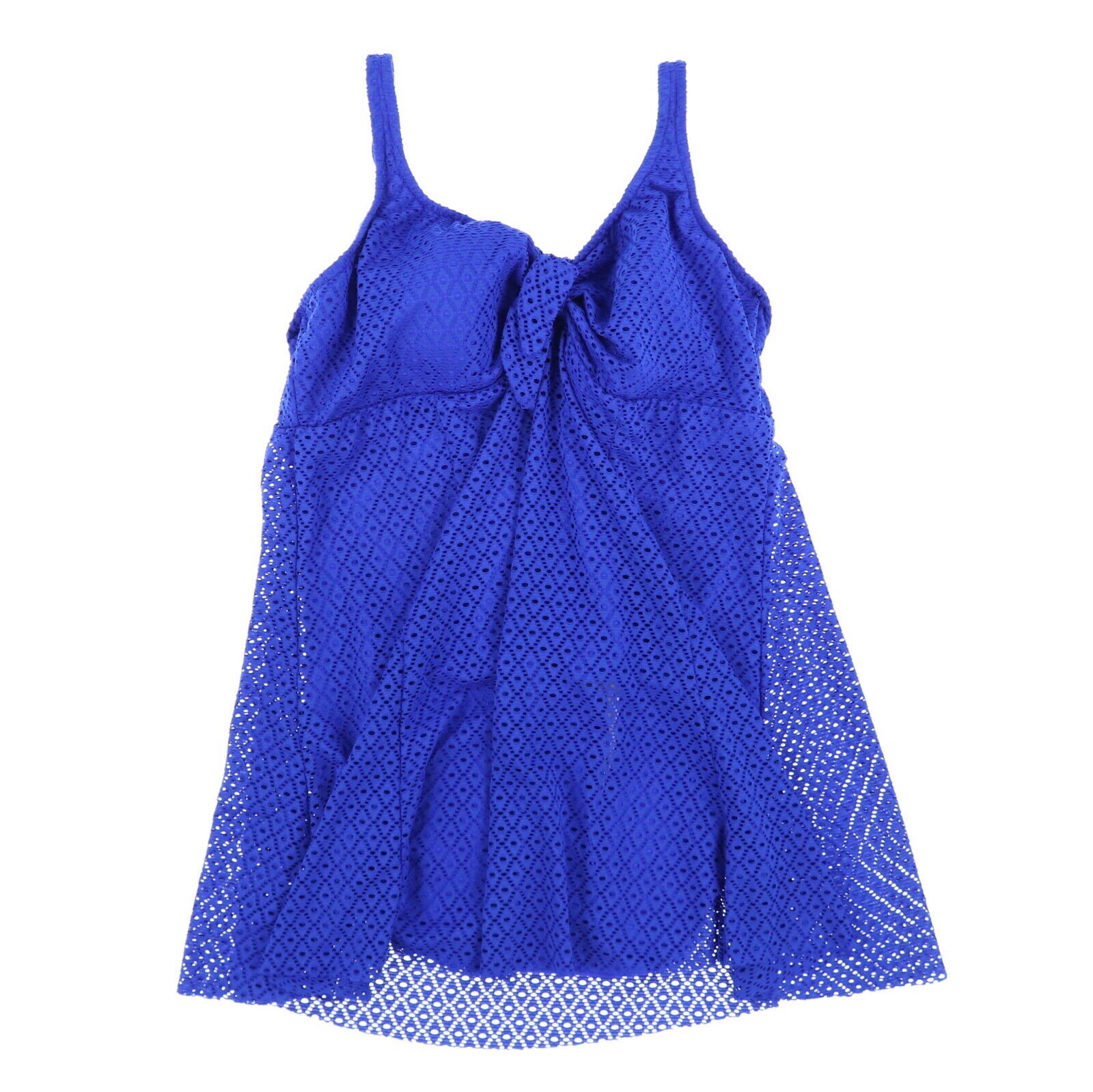 Swim Solutions Womens Plus Size Tankini Top V-Neck Swimdress Slimming New Nwt - Afbeelding 8 van 10