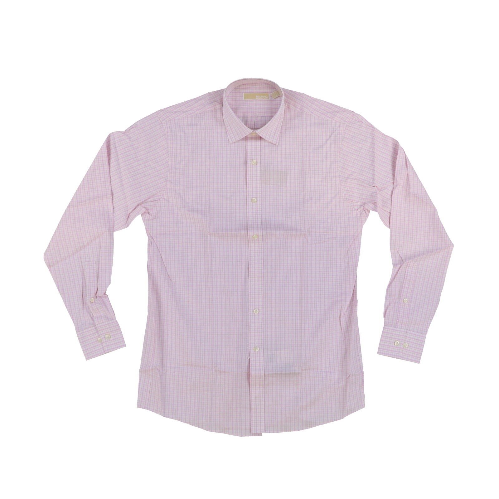 Michael Kors Mens Classic Fit Dress Shirt Long Sleeve Buttondown Collared Button - Picture 7 of 10