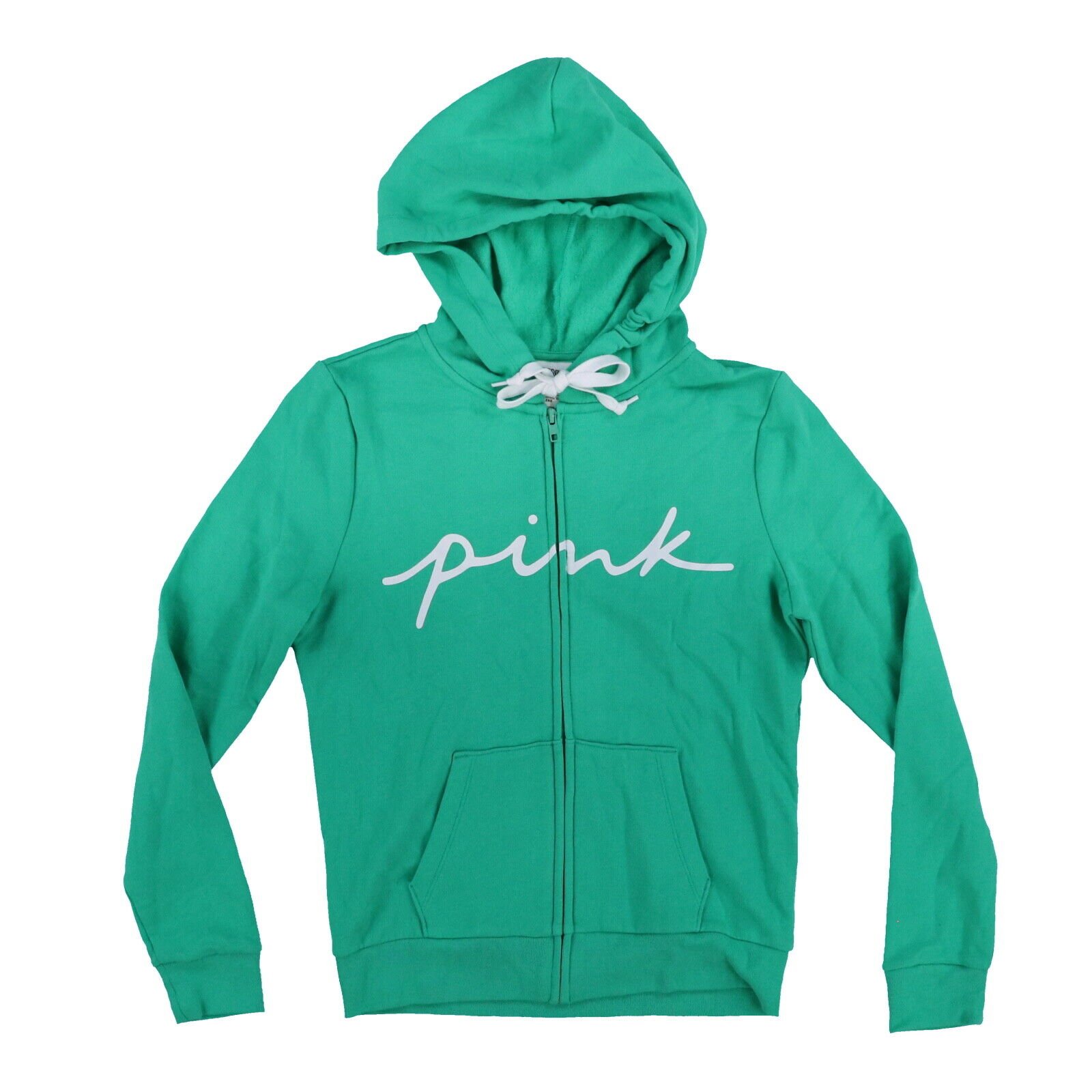 Victoria's Secret Pink Hoodie Full Zip Sweatshirt Hooded Jacket Lightweight New - Picture 19 of 21