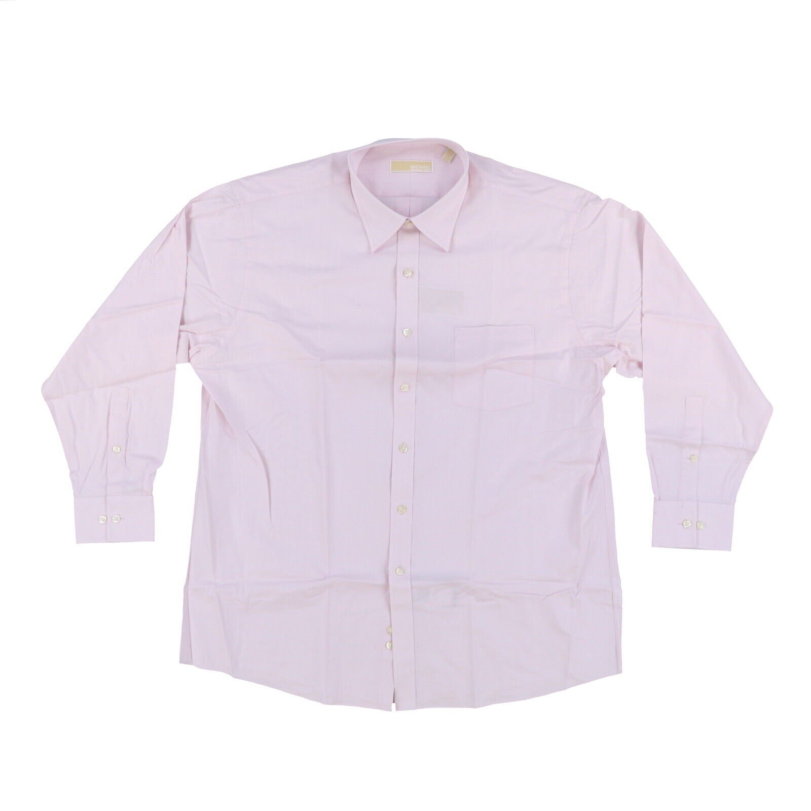 Michael Kors Mens Classic Fit Dress Shirt Long Sleeve Buttondown Collared Button - Picture 9 of 10