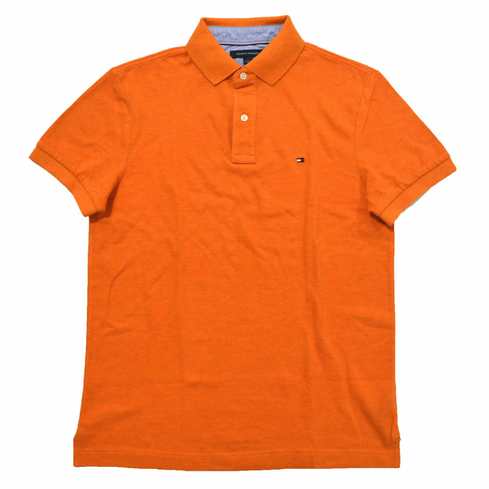 Polo uomo Tommy Hilfiger vestibilità personalizzata maglia manica corta logo bandiera nuova - Foto 10 di 23