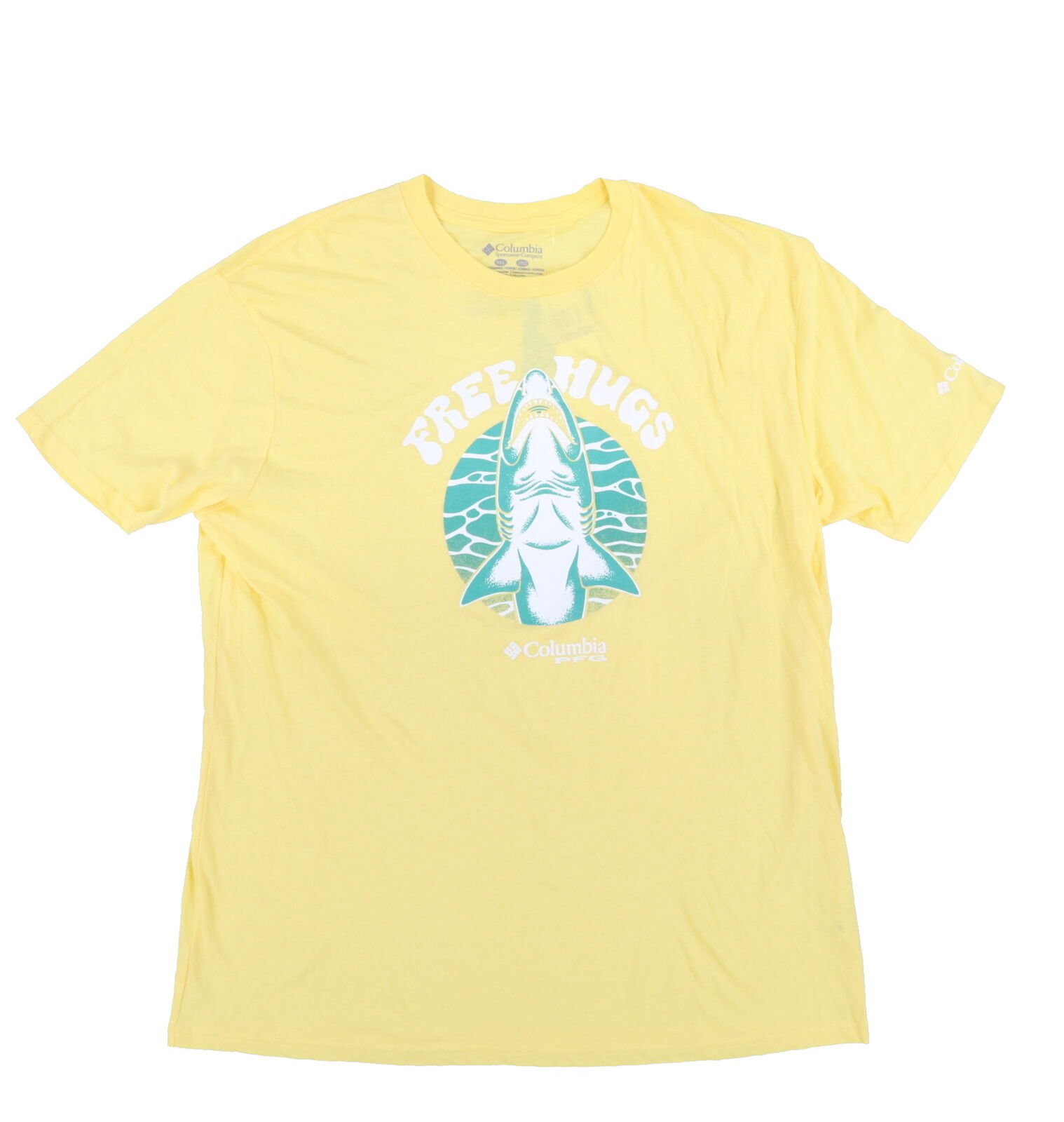 Columbia Herren Grafik Druck T-Shirt kurzärmelig Rundhalsausschnitt Baumwolle Top Neu - Bild 62 von 62