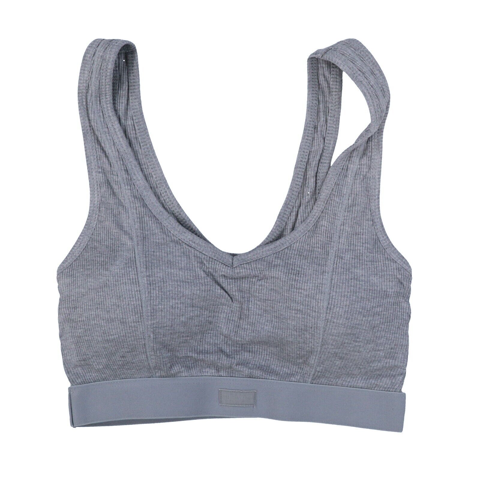 Steve Madden Damen Gerippter Stretch Bralette Gepolsterter Lounge BH M L XL NEU - Bild 2 von 4