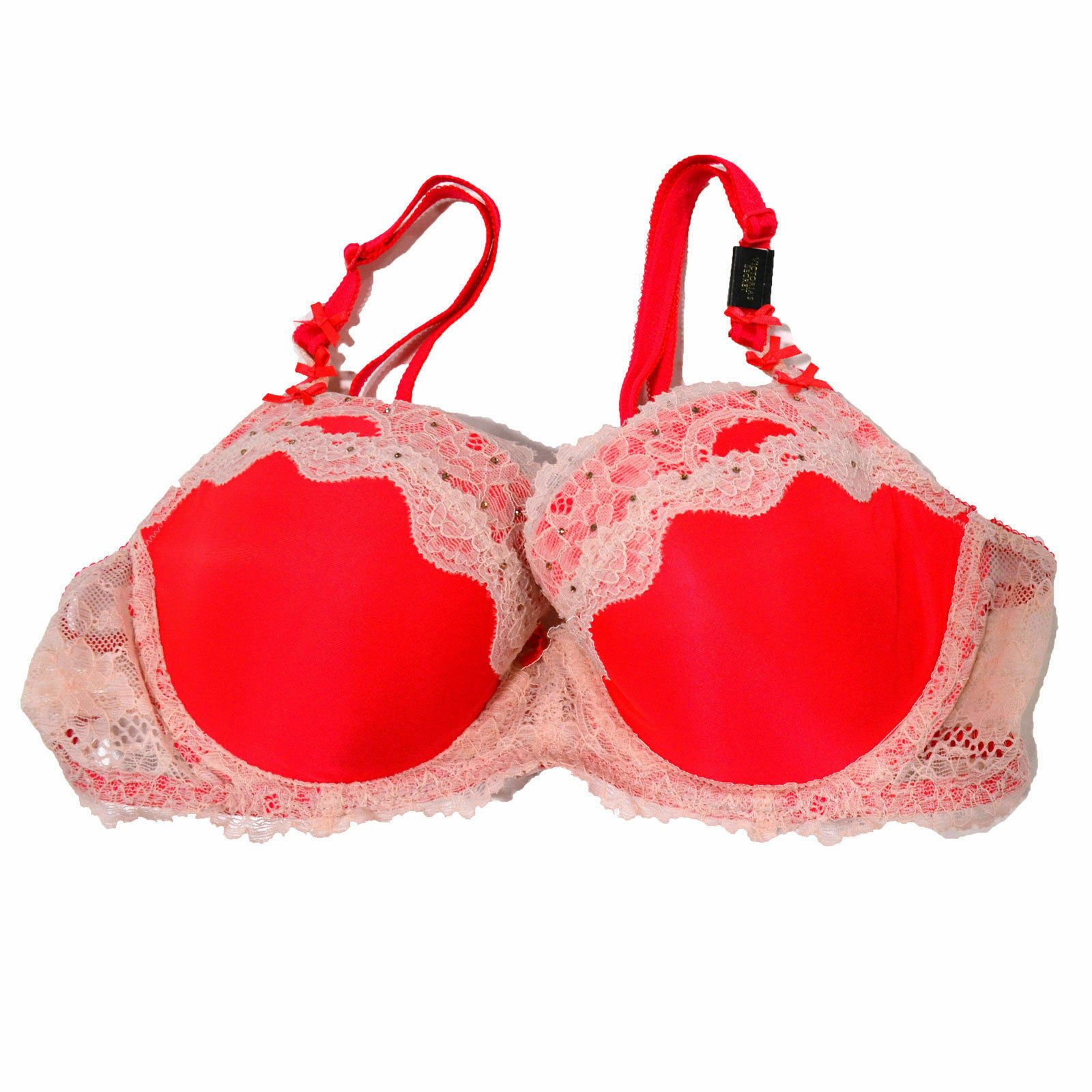 Sexy Sujetador Victoria's Secret Mujer Dream Ángeles Forrado Encaje Arcos Lencería Nuevo Con etiquetas - Imagen 9 de 19