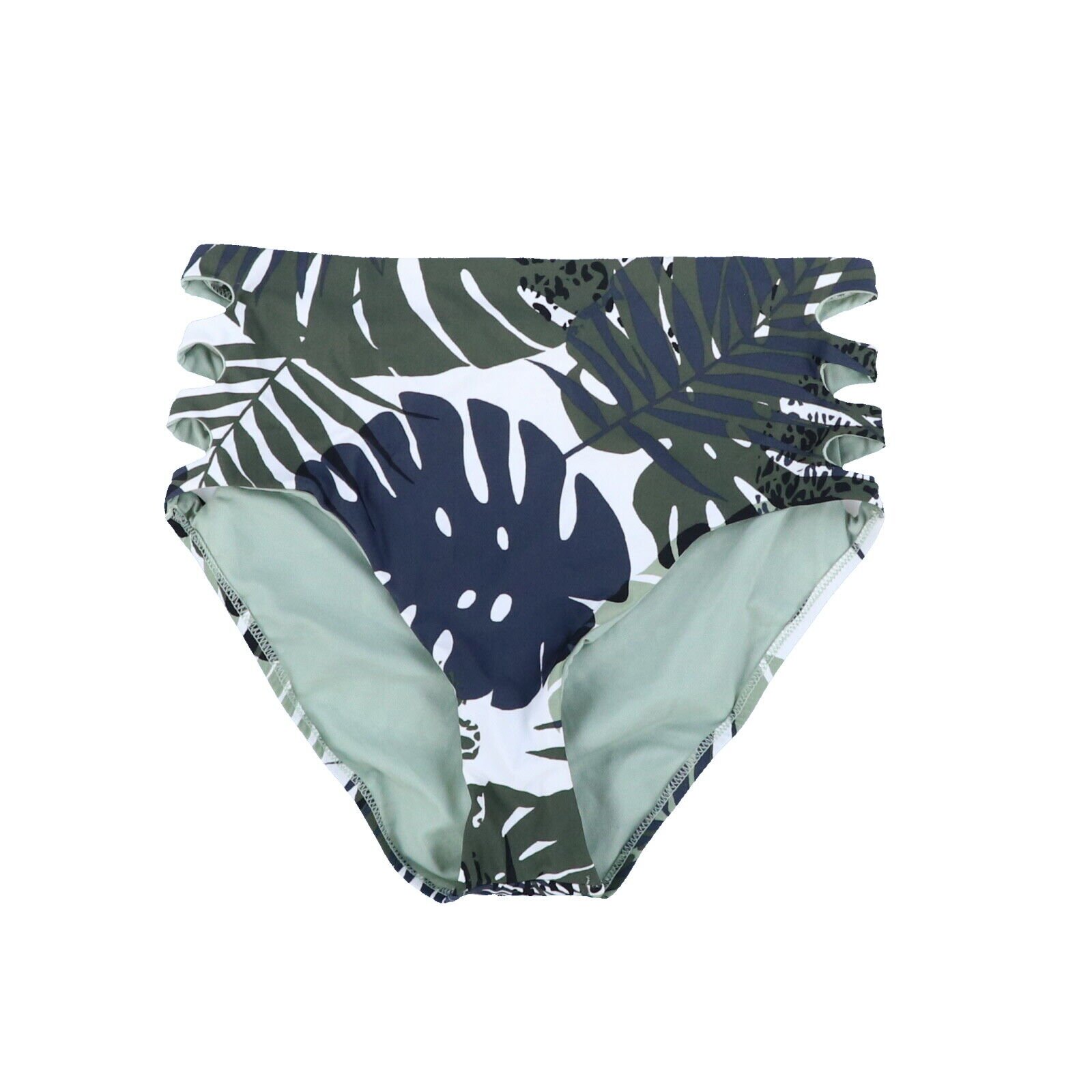 Bar III Women's Swim High Waisted Bikini Bathing Suit Bottoms Swimsuit New - Picture 24 of 24