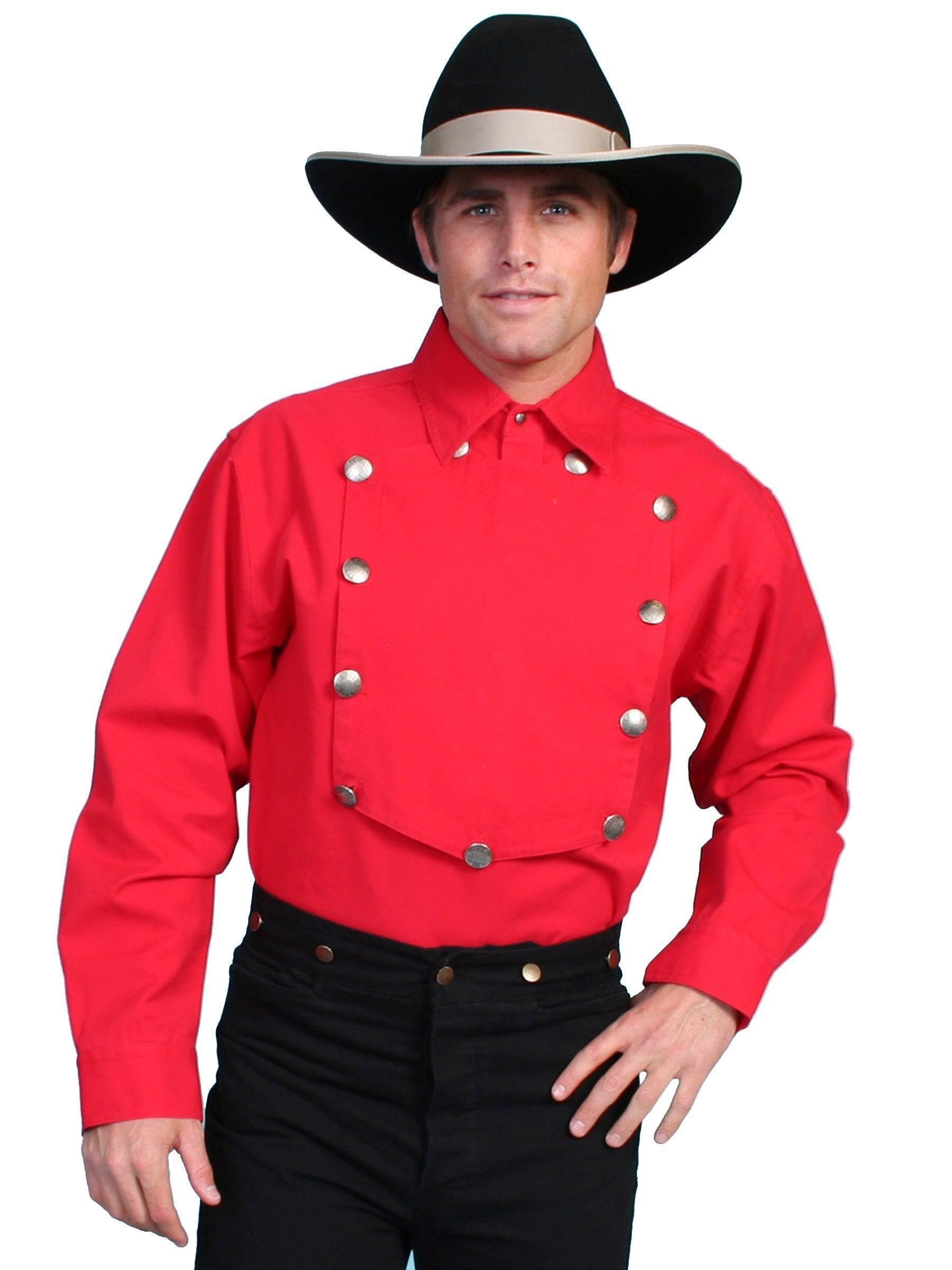 Scully Men's Rangewear Long Sleeve Bib Shirt - Picture 16 of 17