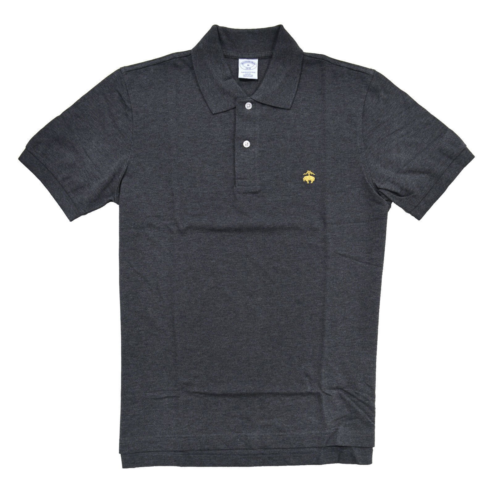 Brooks Brothers Mens Slim Fit Polo Shirt Golden Fleece Logo Performance Mesh New - Picture 13 of 13