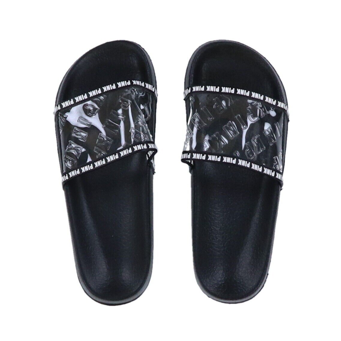 Victoria's Secret Pink Womens Slides Slip On Sandals Slippers Flip Flops New Vs - Picture 8 of 12
