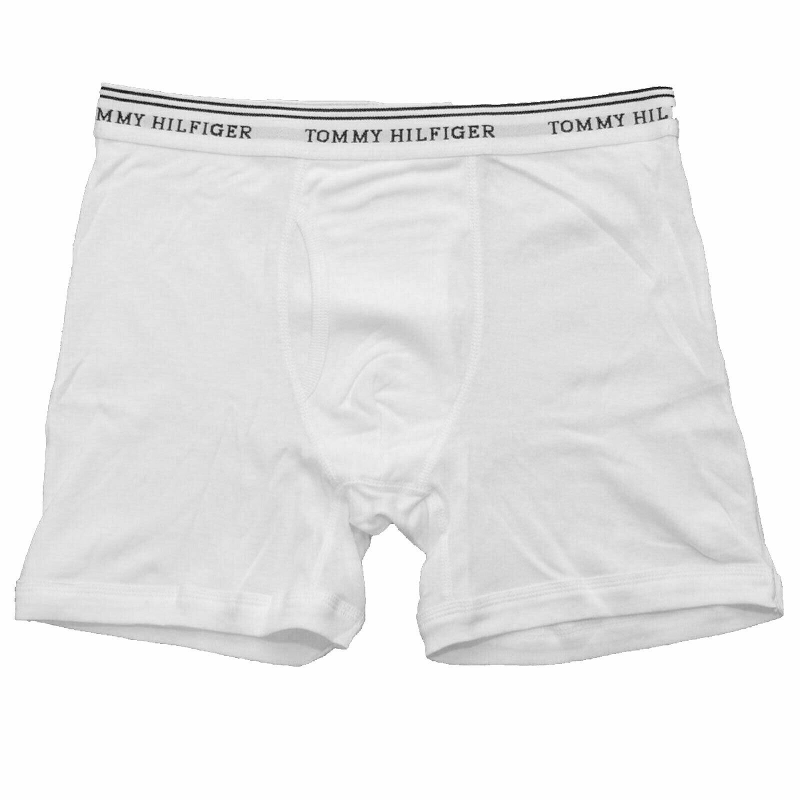 Tommy Hilfiger Men's Boxer Brief Underwear 1 Pack Logo Waistband
