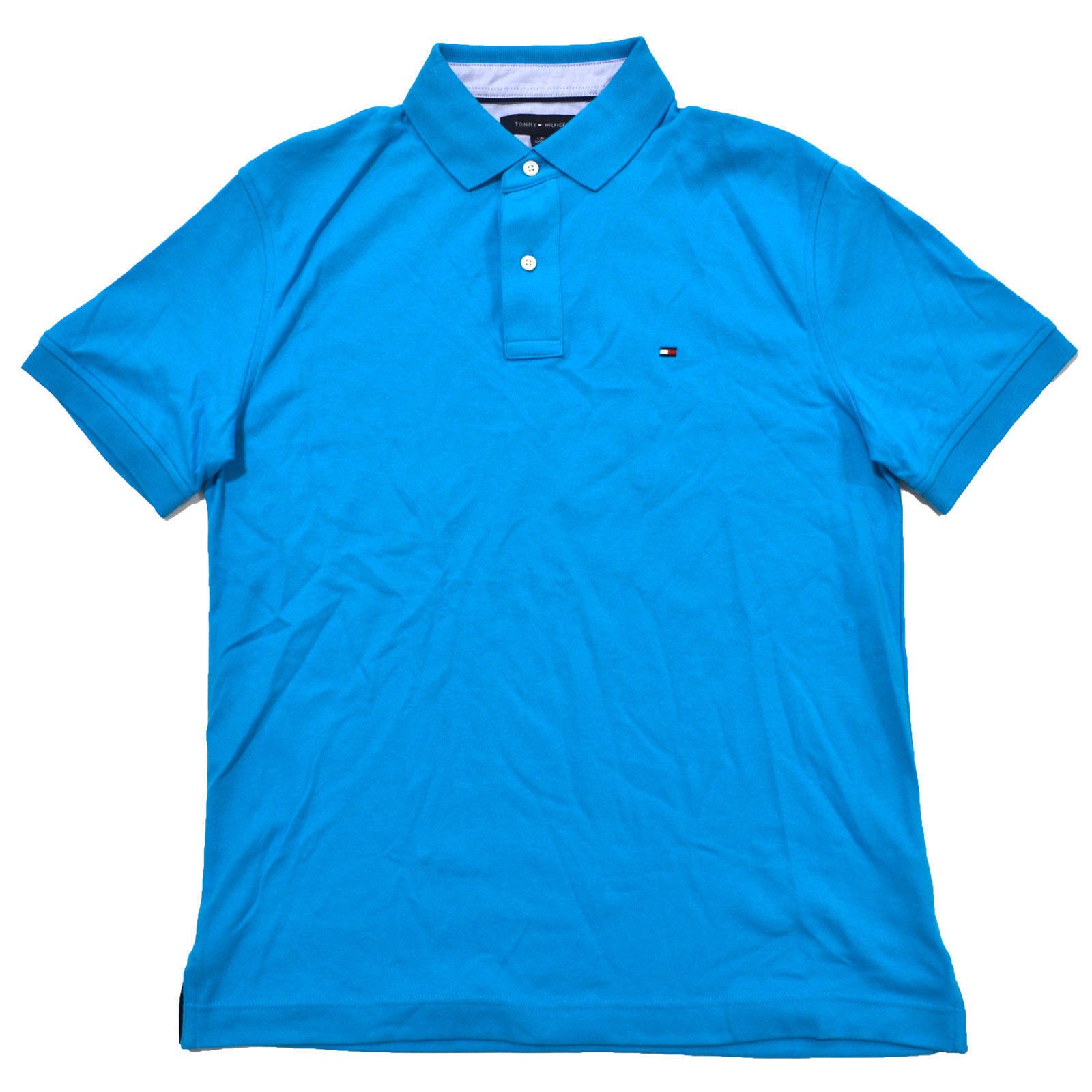 Tommy Hilfiger Herren Poloshirt Verriegelung maßgeschneiderte Passform kurzärmeliger Kragen Neu Th - Bild 4 von 42