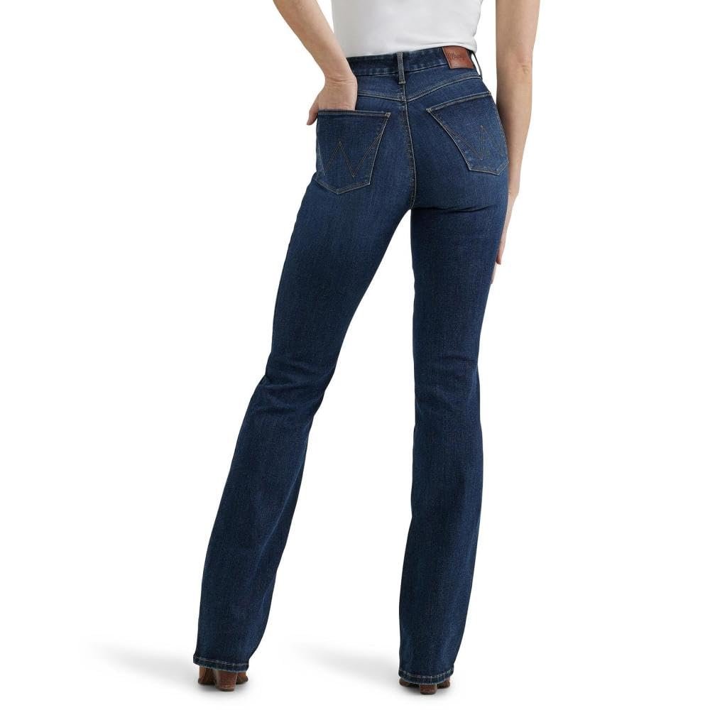 Wrangler Women's Bespoke High Rise Lacey Bootcut Jean Comfort Bottoms Denim New - Picture 5 of 5
