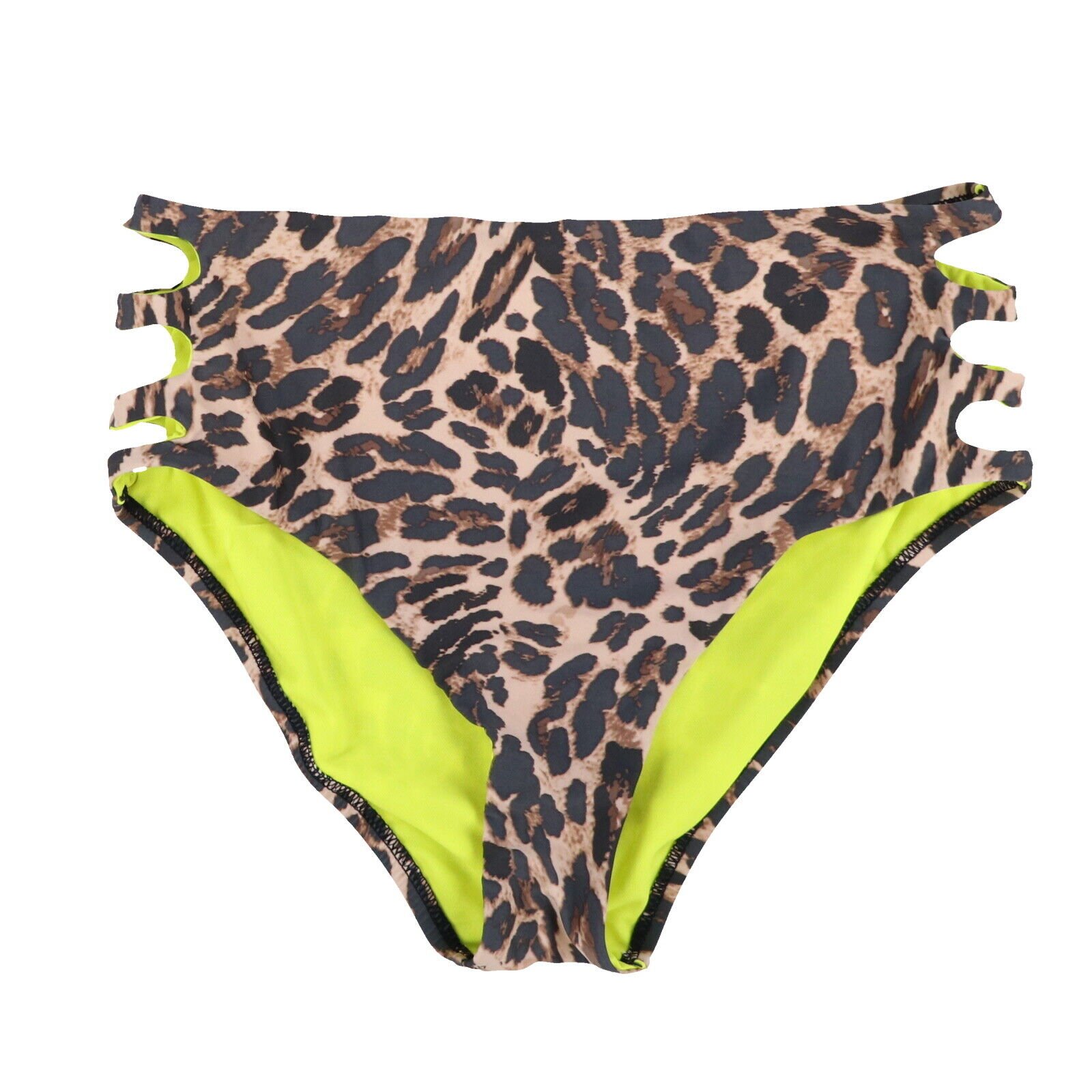 Bar III Women's Swim High Waisted Bikini Bathing Suit Bottoms Swimsuit New - Picture 13 of 24
