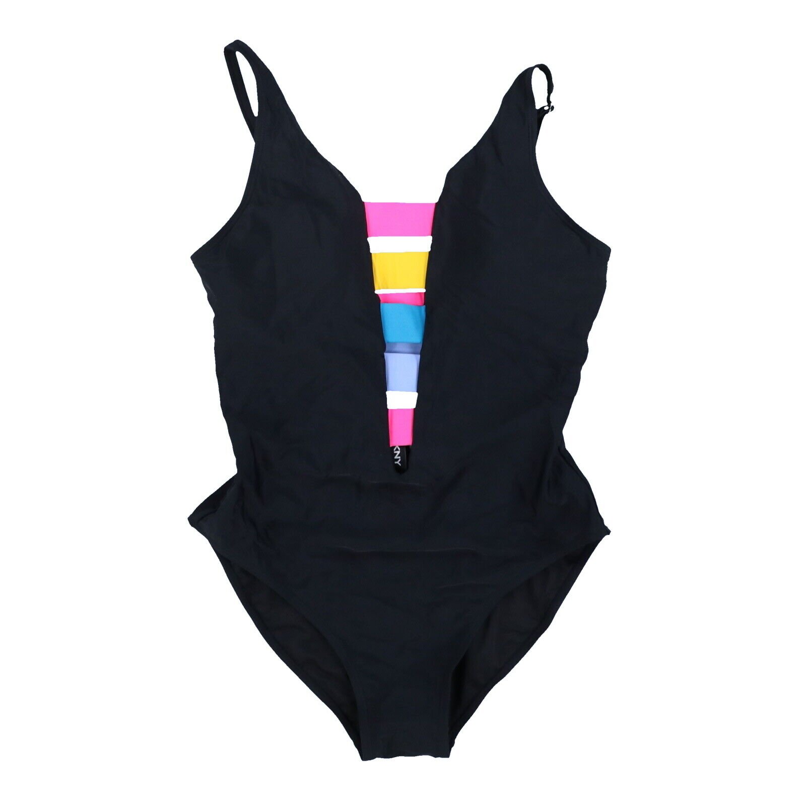 DKNY Womens One Piece Bathing Suit Swimsuit Swimwear Summer New Nwt - Afbeelding 12 van 17