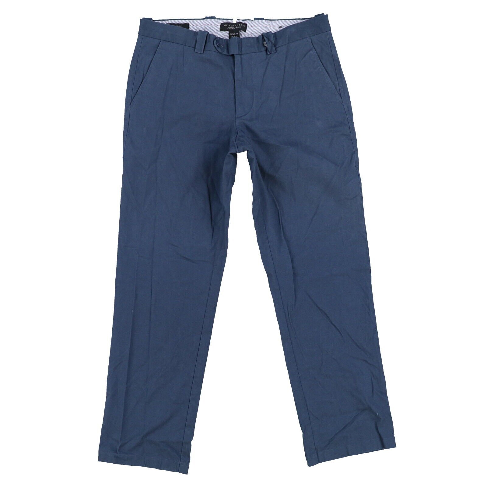 The Herren Store Bloomingdale's Herren Chinohose klassische Passform Taschen grau marineblau - Bild 2 von 3