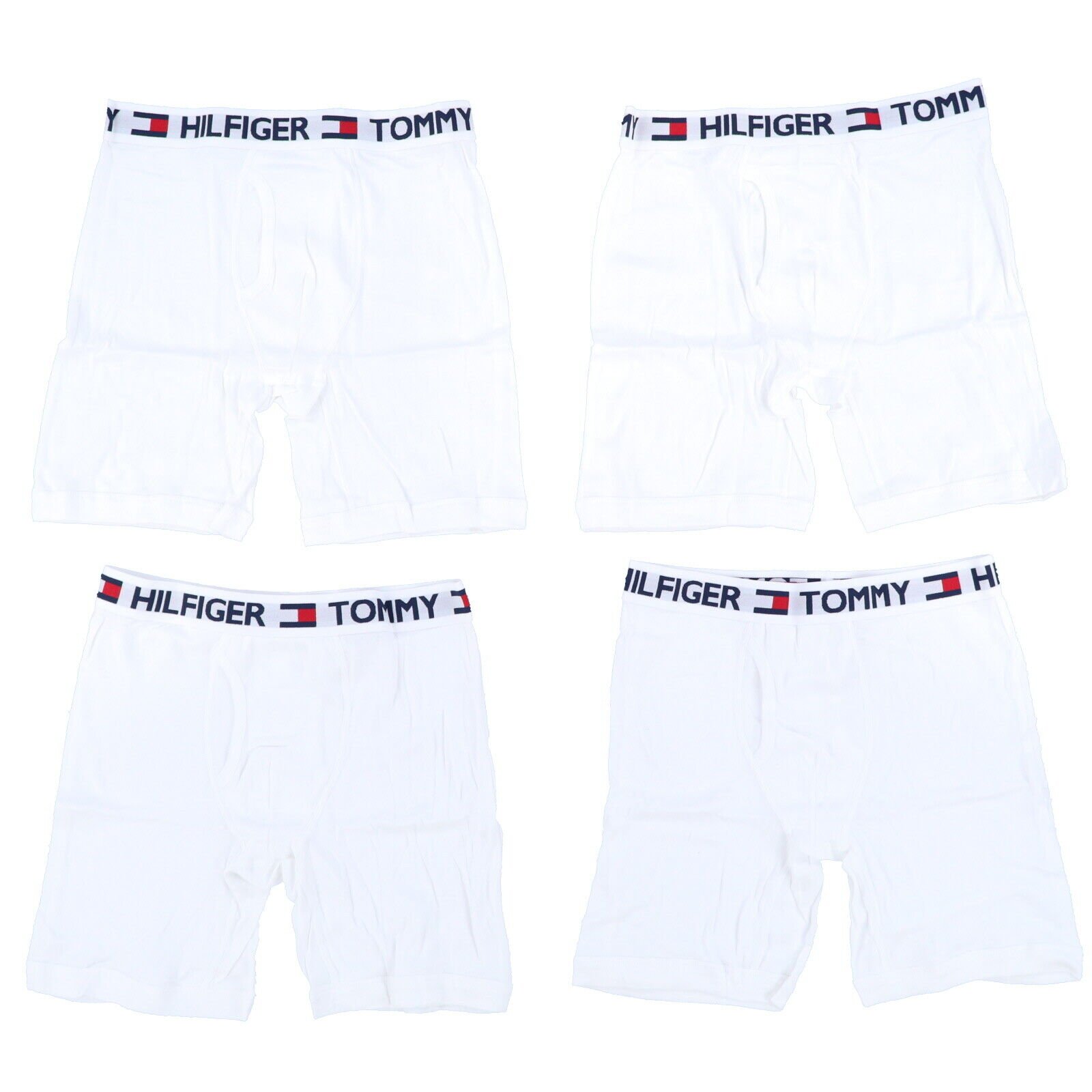 Tommy Hilfiger Herrenunterwäsche 4er-Pack Baumwolle Stretch Boxershorts Logo M L Neu - Bild 4 von 4