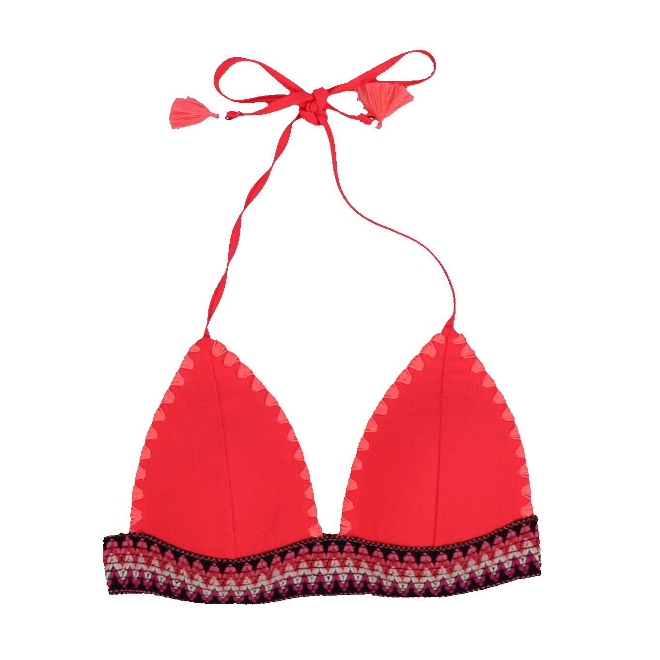 Hula Honey Women's Lace Back Bikini Swim Bathing Suit Top Swimsuit Xs Xl New - Picture 15 of 15