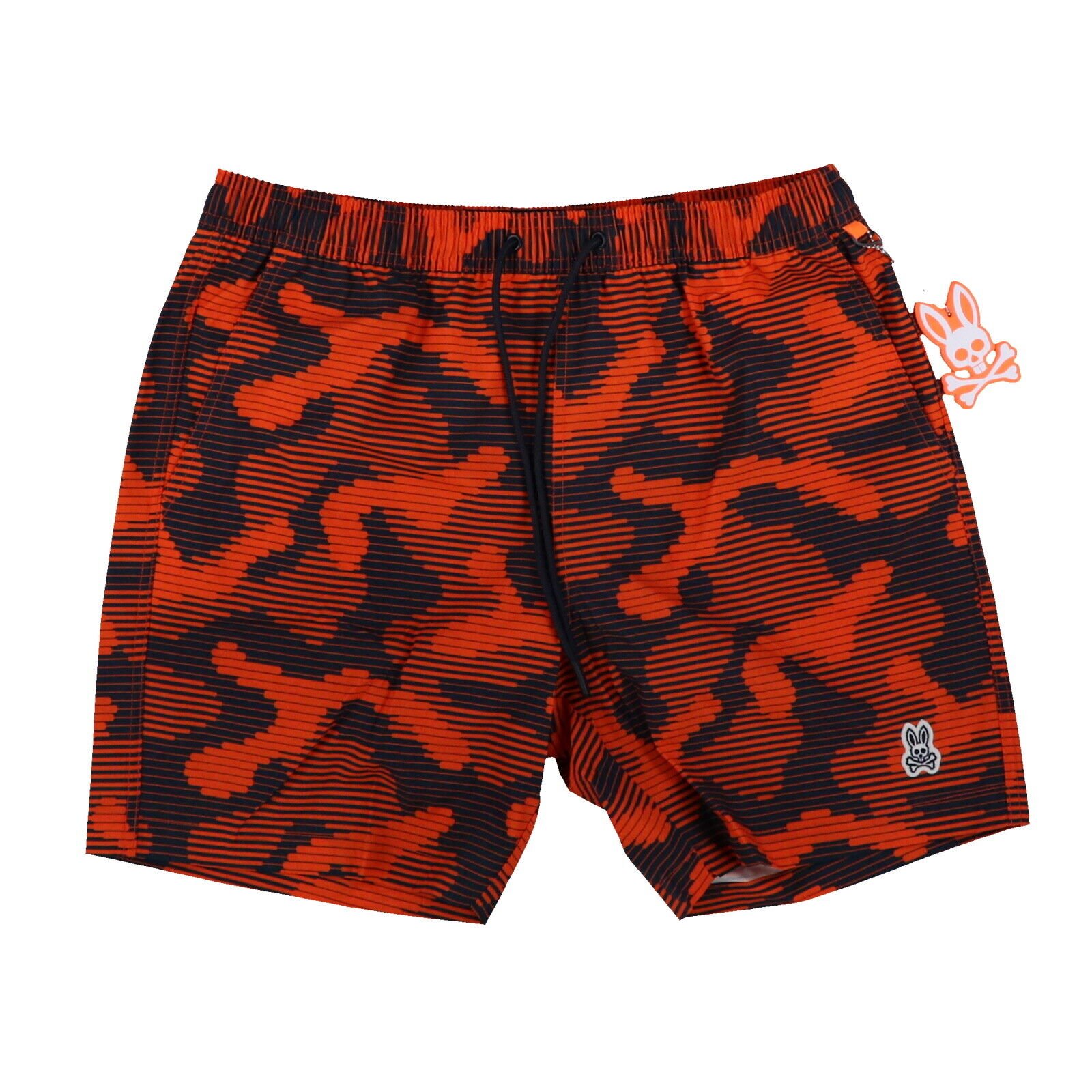 Psycho Bunny Mens Bathing Suit Bottoms Board Shorts Swim Trunks