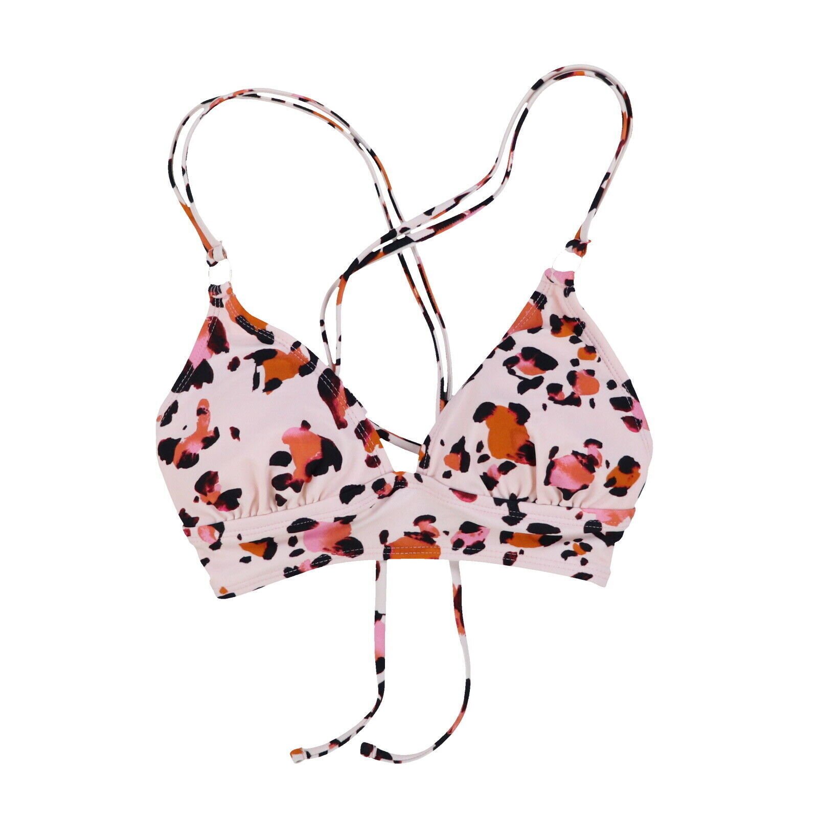 Hula Honey Women's Lace Back Bikini Swim Bathing Suit Top Swimsuit Xs Xl New - Picture 2 of 15