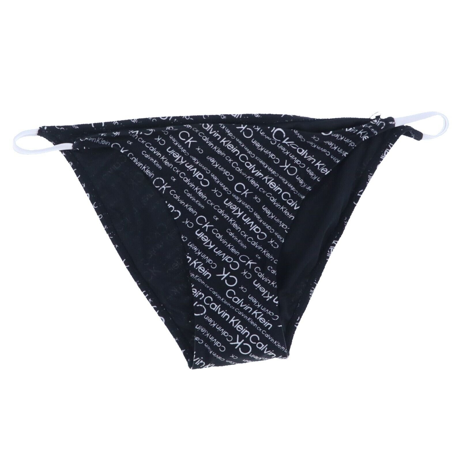 Calvin Klein Women's Bikini Bottom Skinny Strap Swimsuit Logo