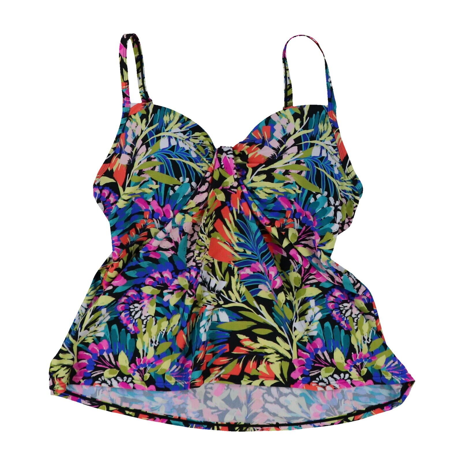 Island Escape Women's Tankini Swim Top Bathing Suit Swimsuit 6 8 10 12 14 16 New - Picture 33 of 47