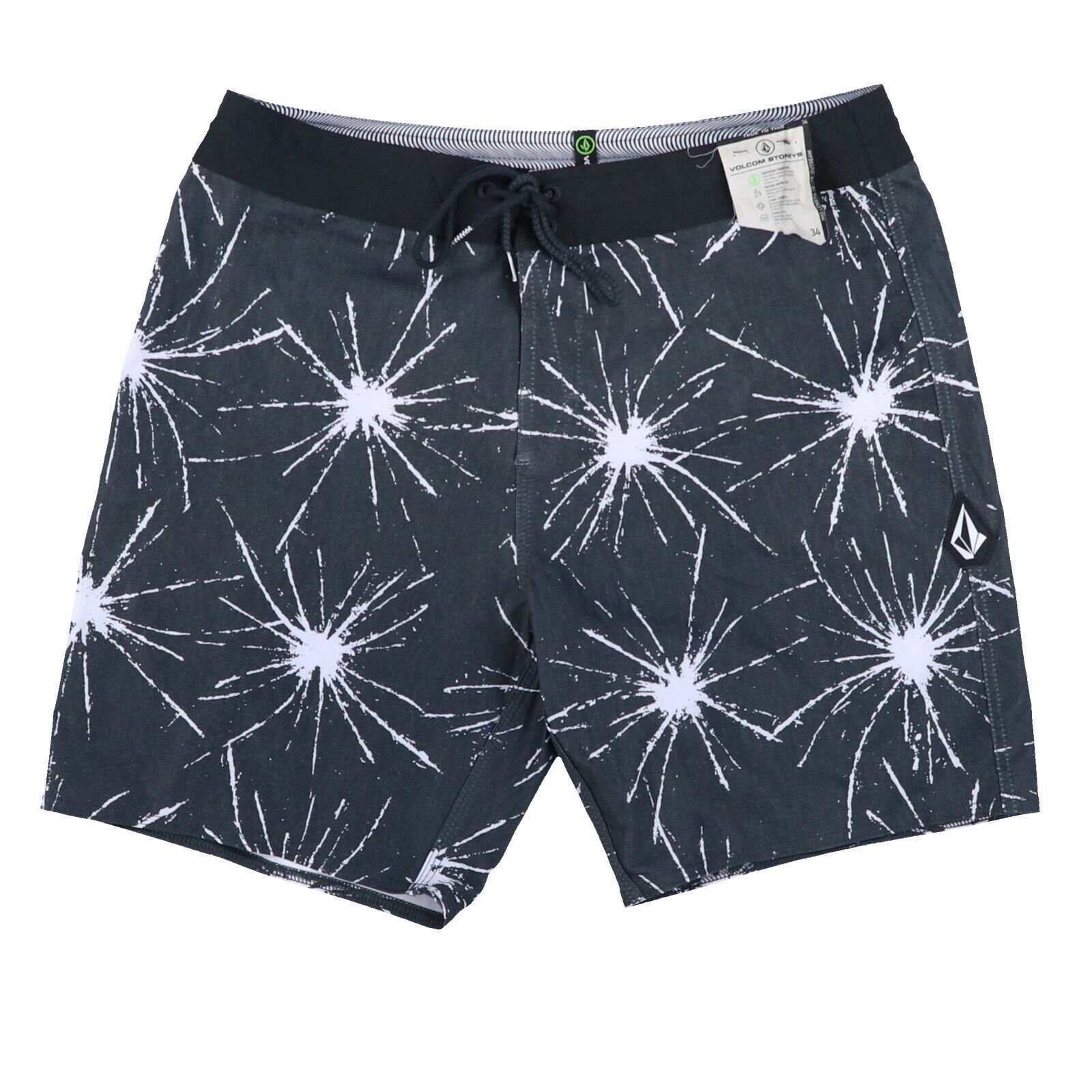 Traje de baño Volcom para hombre Pantalones cortos de tabla baúles Traje de baño Bolsillos Nuevo con etiquetas - Imagen 7 de 15