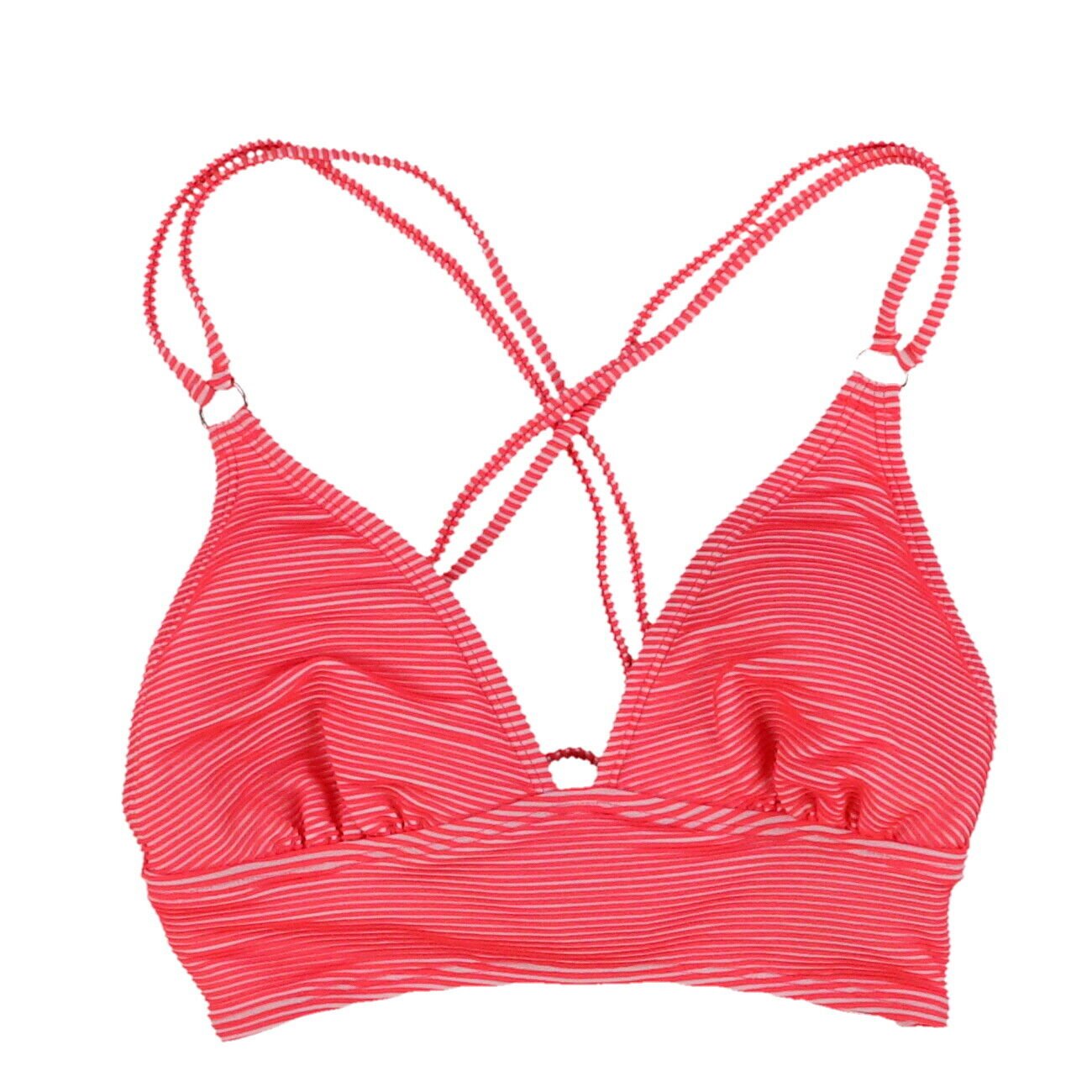 Hula Honey Women's Lace Back Bikini Swim Bathing Suit Top Swimsuit Xs Xl New - Picture 11 of 15