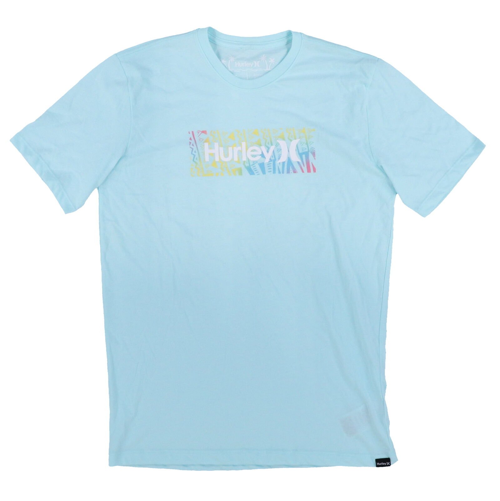 Camiseta Hurley Para Hombre Cuello Redondo Mangas Cortas Camisa Logotipo Estampado Algodón Nueva Con Etiquetas - Imagen 9 de 10