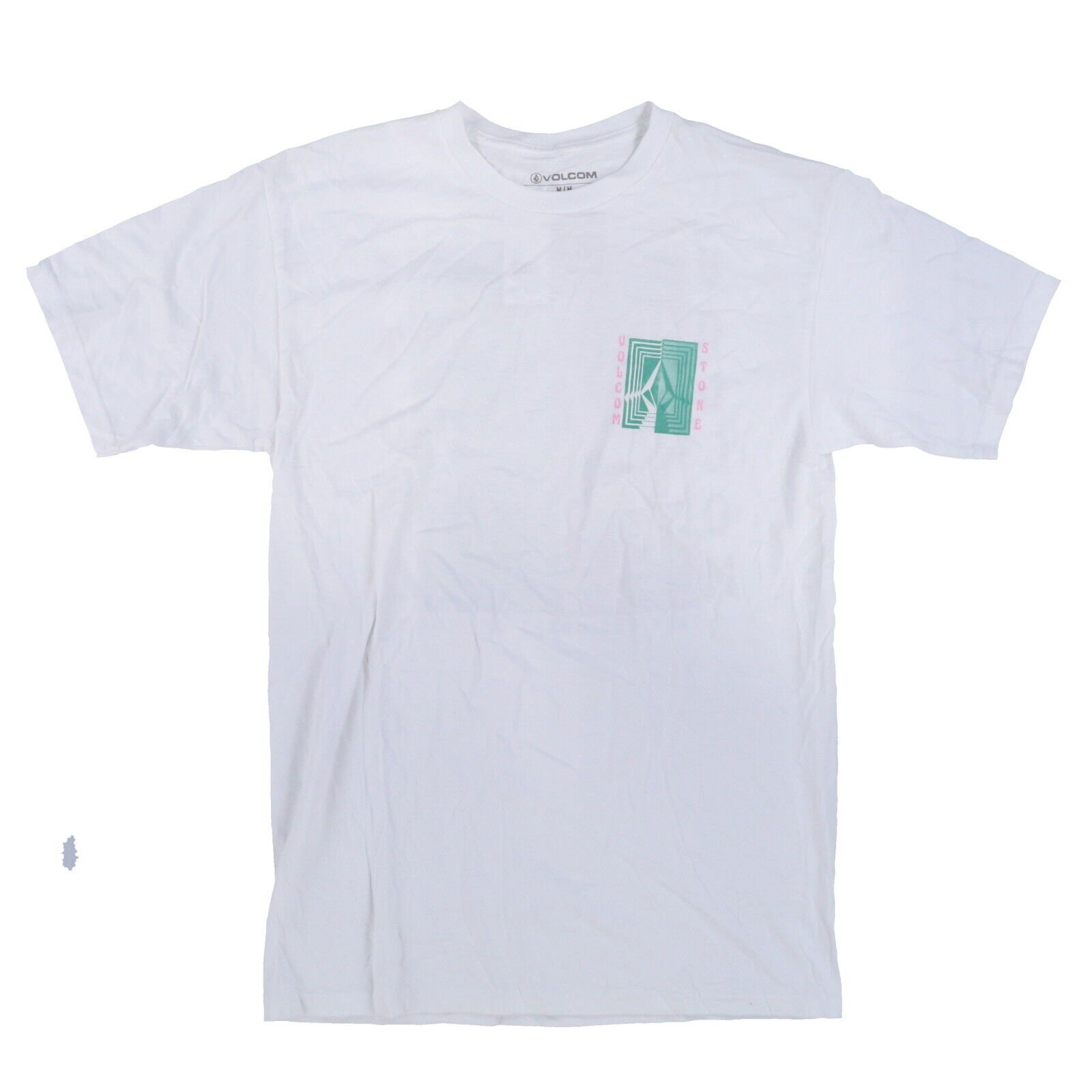 Volcom Mens Graphic T-Shirt Short Sleeve Crew Neck Top Logo White Gray Black New - Picture 25 of 30