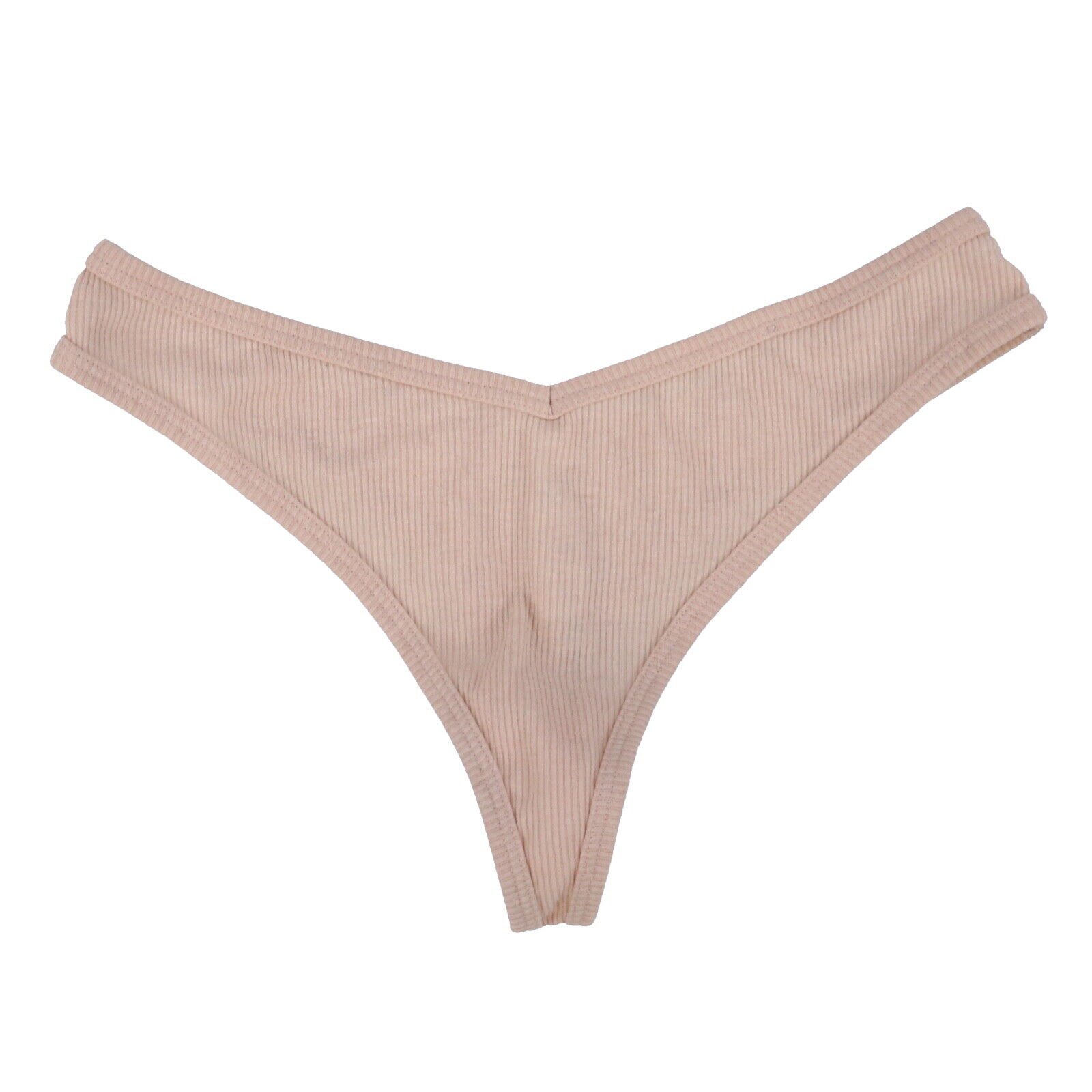 Jenni Women's Underwear Ribbed Thong Sexy Panties Comfort Soft Cheeky Multi New - Picture 3 of 5