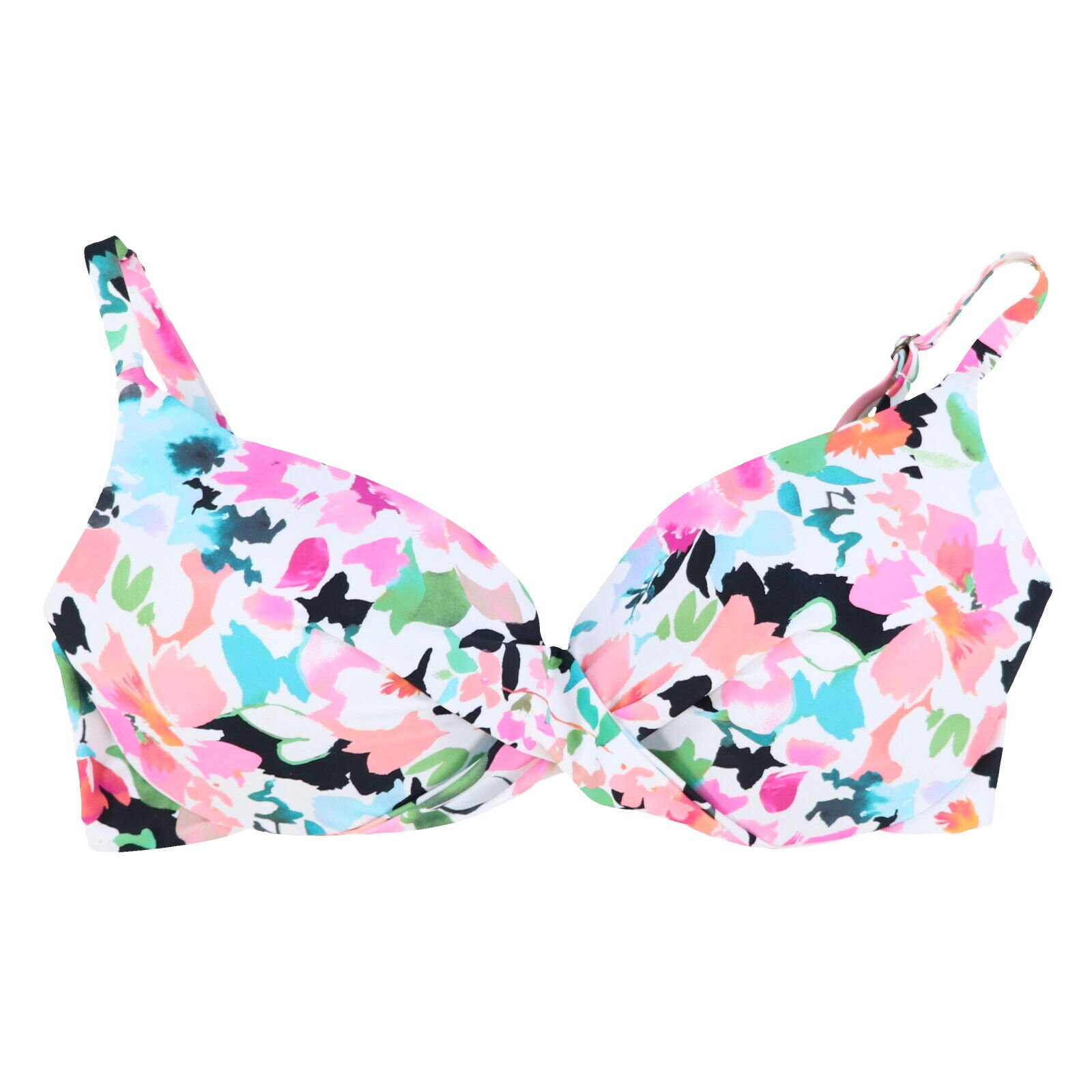 Traje de baño Island Escape para mujer Top Push Up Twist Front Traje de baño Nuevo - Imagen 2 de 8