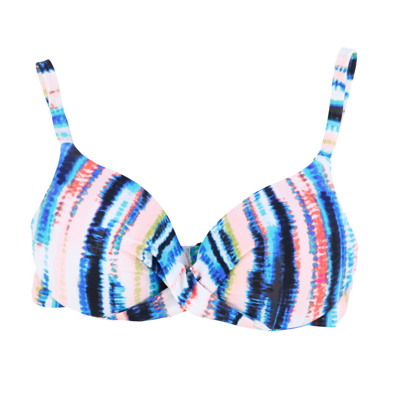 Traje de baño Island Escape para mujer Top Push Up Twist Front Traje de baño Nuevo - Imagen 3 de 8