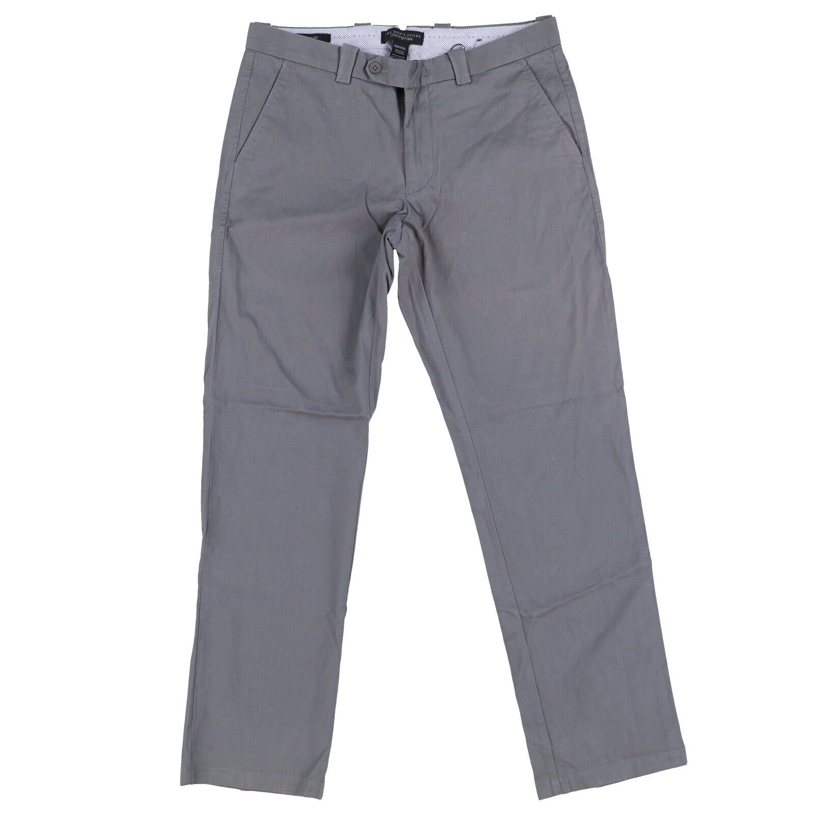 The Herren Store Bloomingdale's Herren Chinohose klassische Passform Taschen grau marineblau - Bild 3 von 3