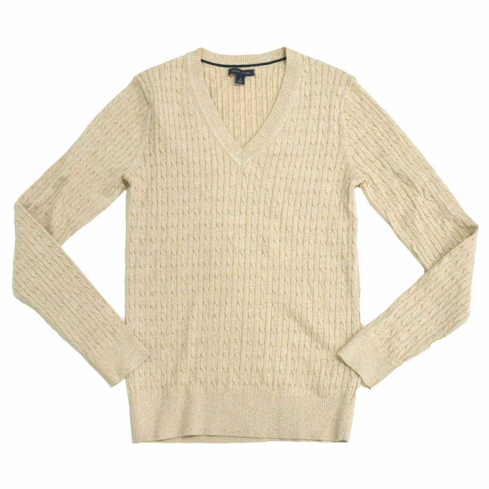 Tommy Hilfiger Damenpullover V-Ausschnitt Pullover leicht langärmelig gestrickt neu - Bild 18 von 19
