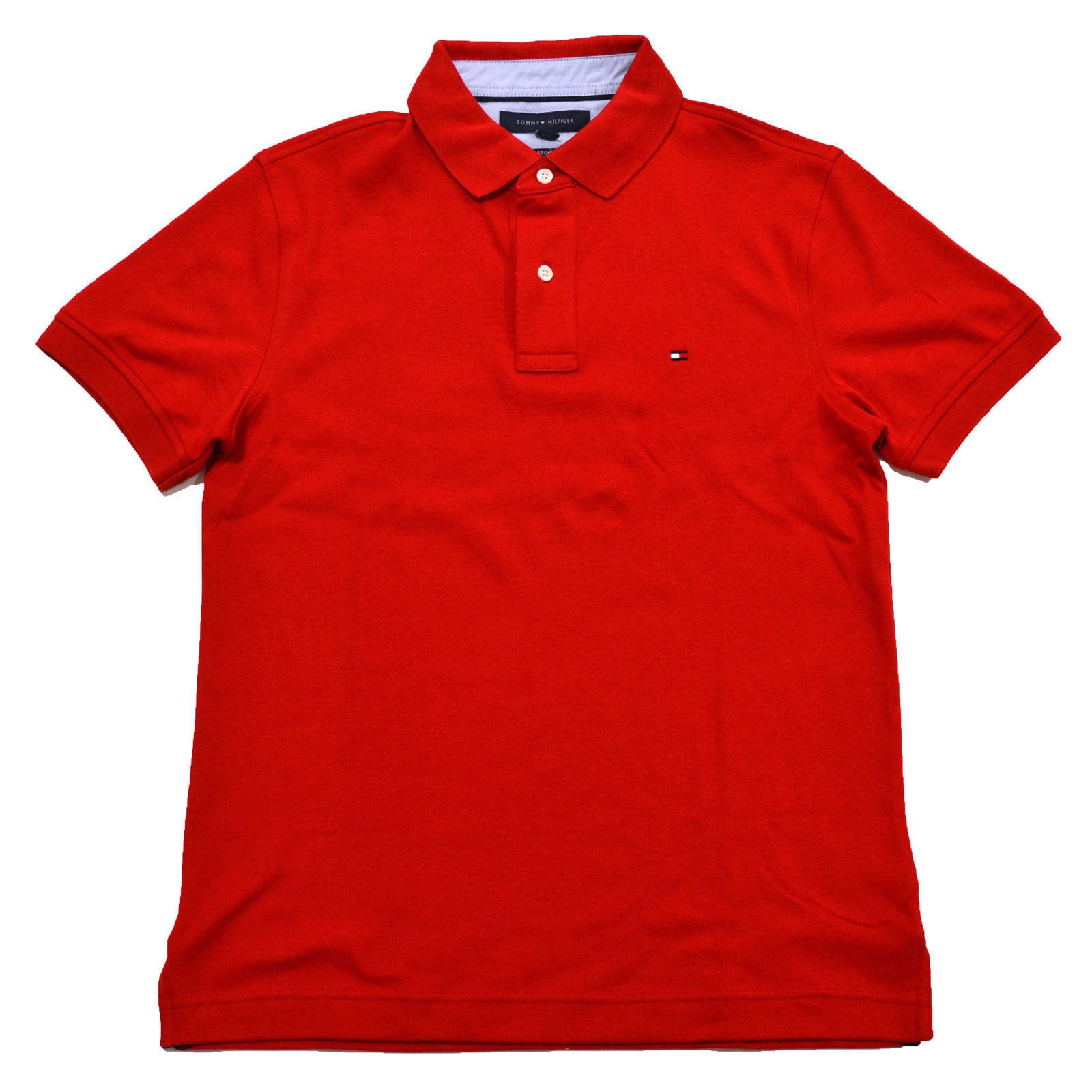 Tommy Hilfiger Herren Poloshirt Verriegelung maßgeschneiderte Passform kurzärmeliger Kragen Neu Th - Bild 8 von 42