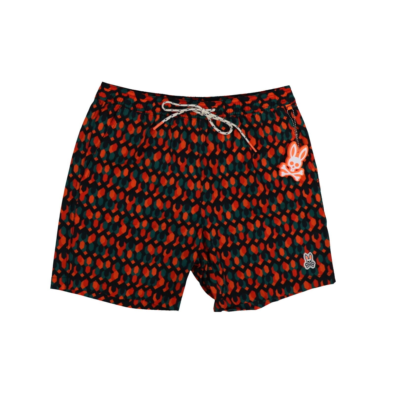 Psycho Bunny Mens Bathing Suit Bottoms Board Shorts Swim Trunks