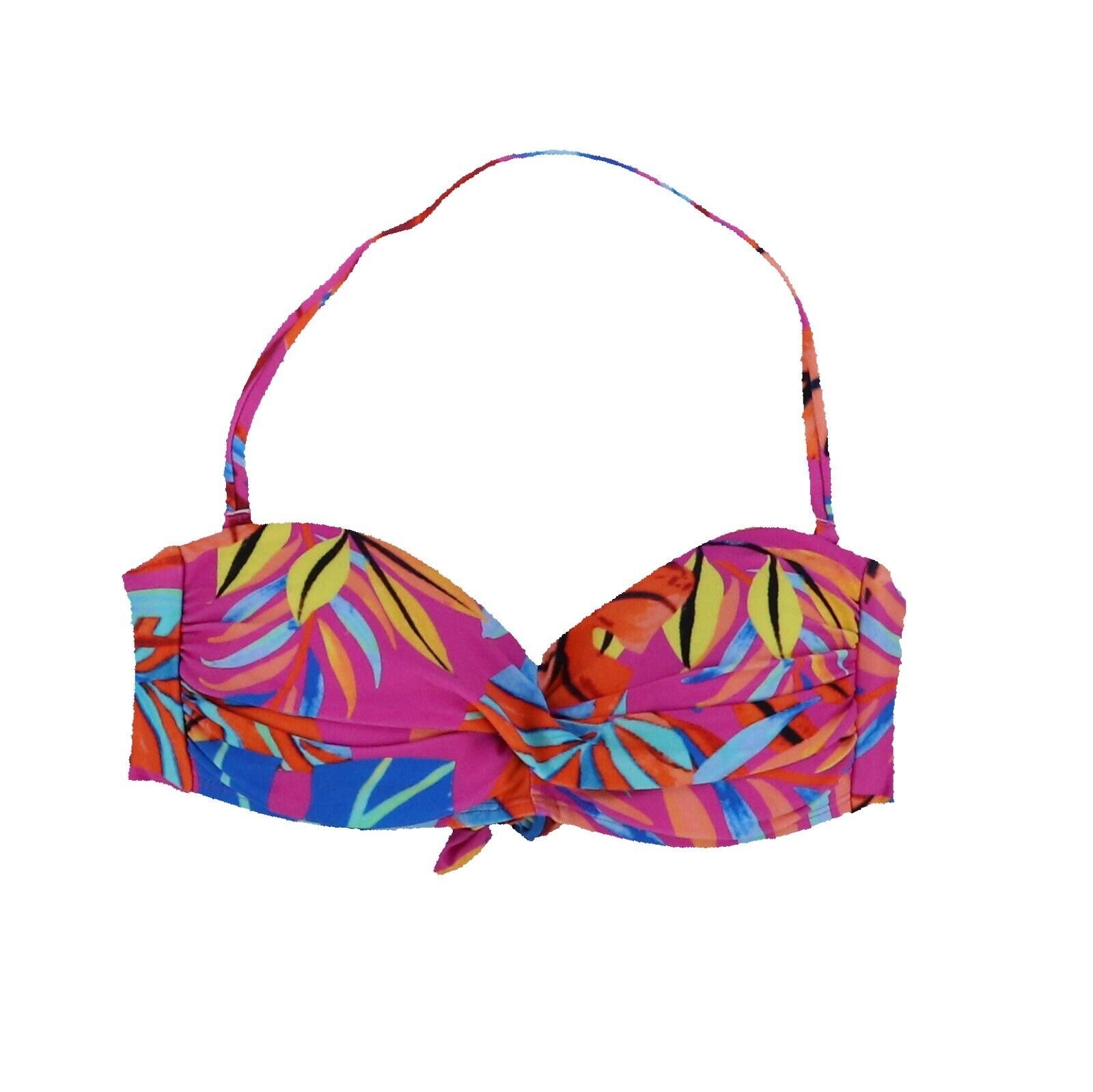 Bar III Women's Bandeau Bikini Swim Bathing Suit Top Strapless Swimsuit New - Picture 12 of 12
