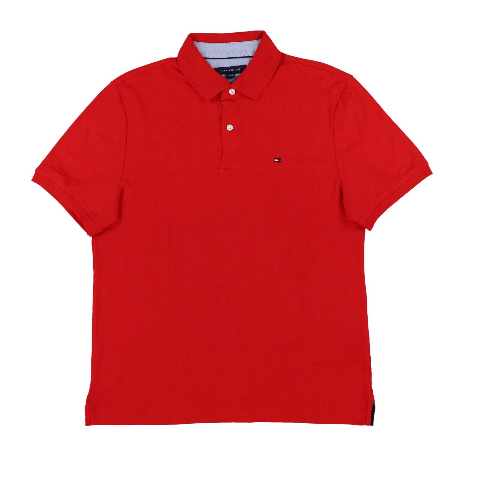 Tommy Hilfiger Herren Poloshirt Verriegelung maßgeschneiderte Passform kurzärmeliger Kragen Neu Th - Bild 21 von 42