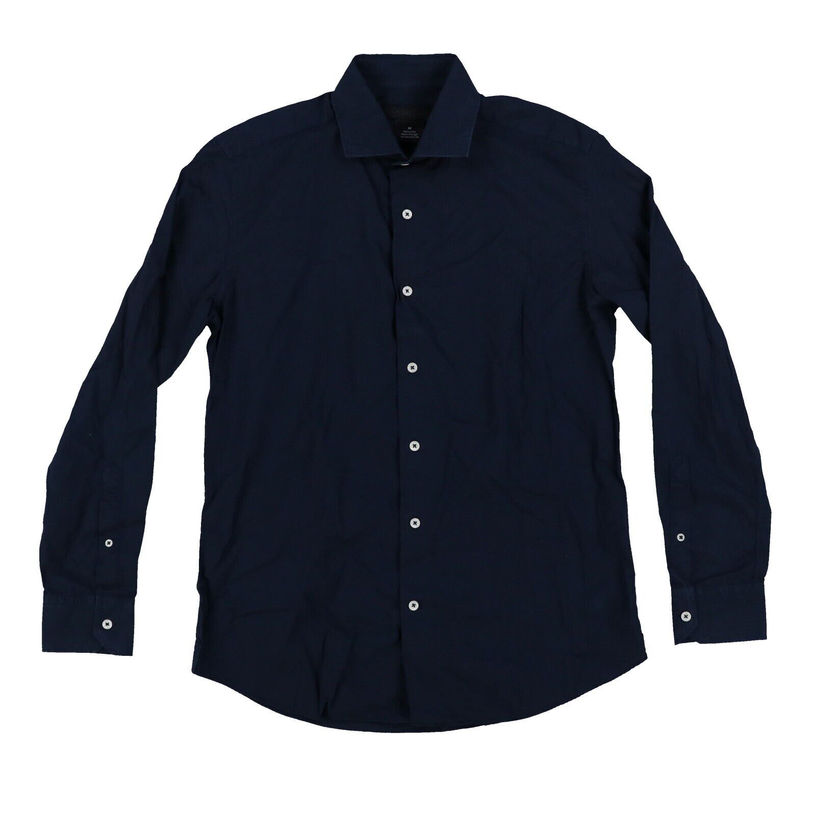 Camisa Dylan Gris Para Hombres Buttondown Manga Larga Cuello Abotonado Informal Nueva Con Etiquetas S M - Imagen 4 de 4