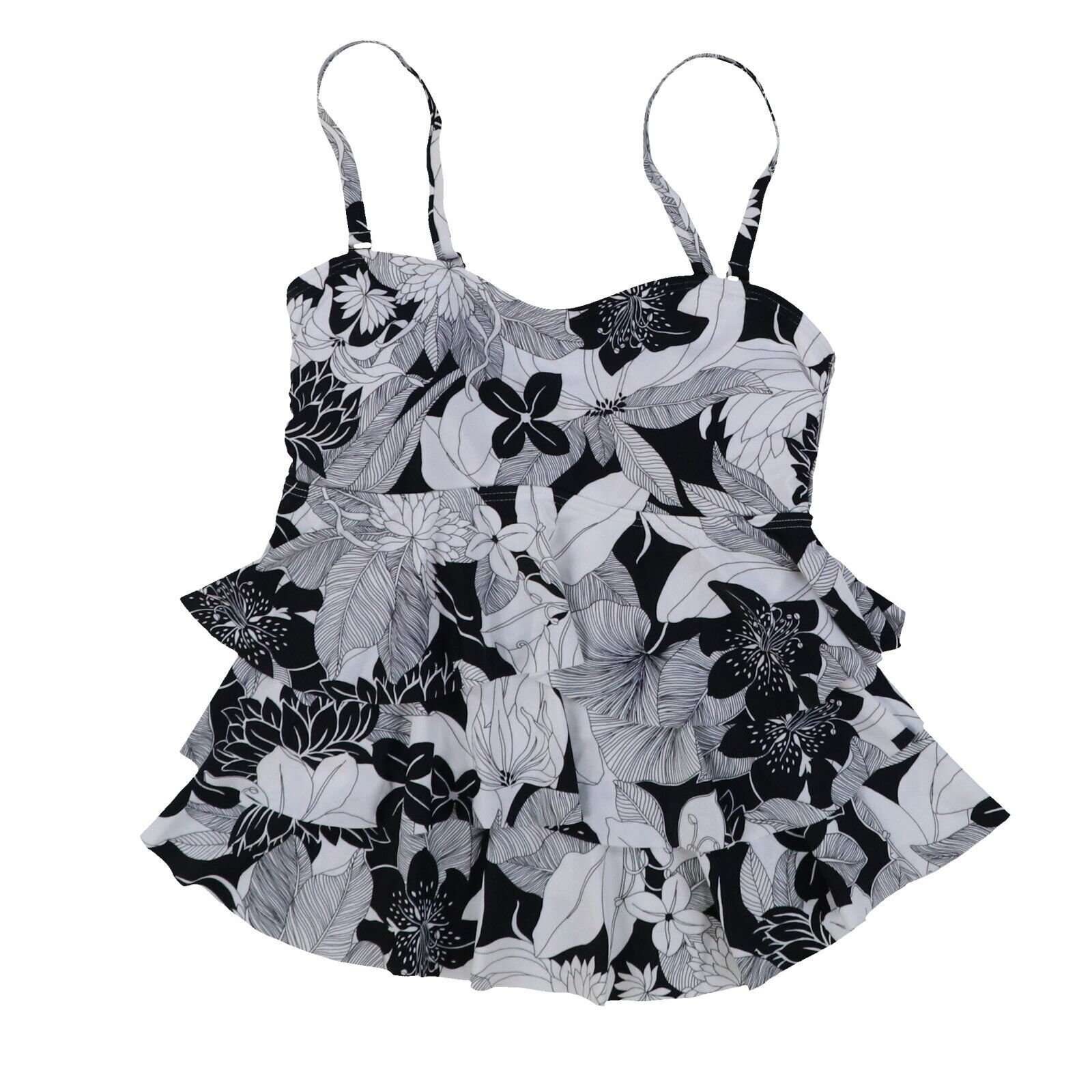 Island Escape Women's Tankini Swim Top Bathing Suit Swimsuit 6 8 10 12 14 16 New - Picture 18 of 47