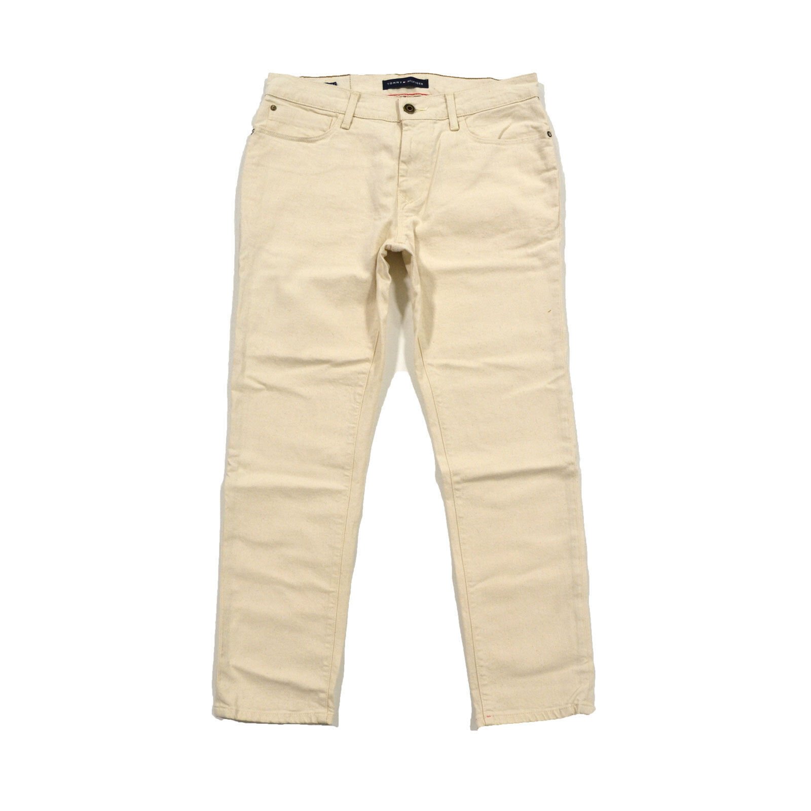 Tommy Hilfiger Mens Jeans Slim Fit Denim Pants Casual Bottoms Flag Logo New Nwt - Picture 3 of 4