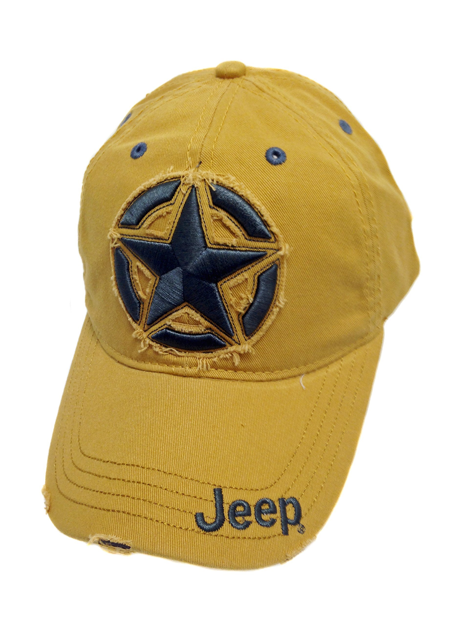 Jeep Distressed 3D Star Cap Baseball Hat - Picture 5 of 5