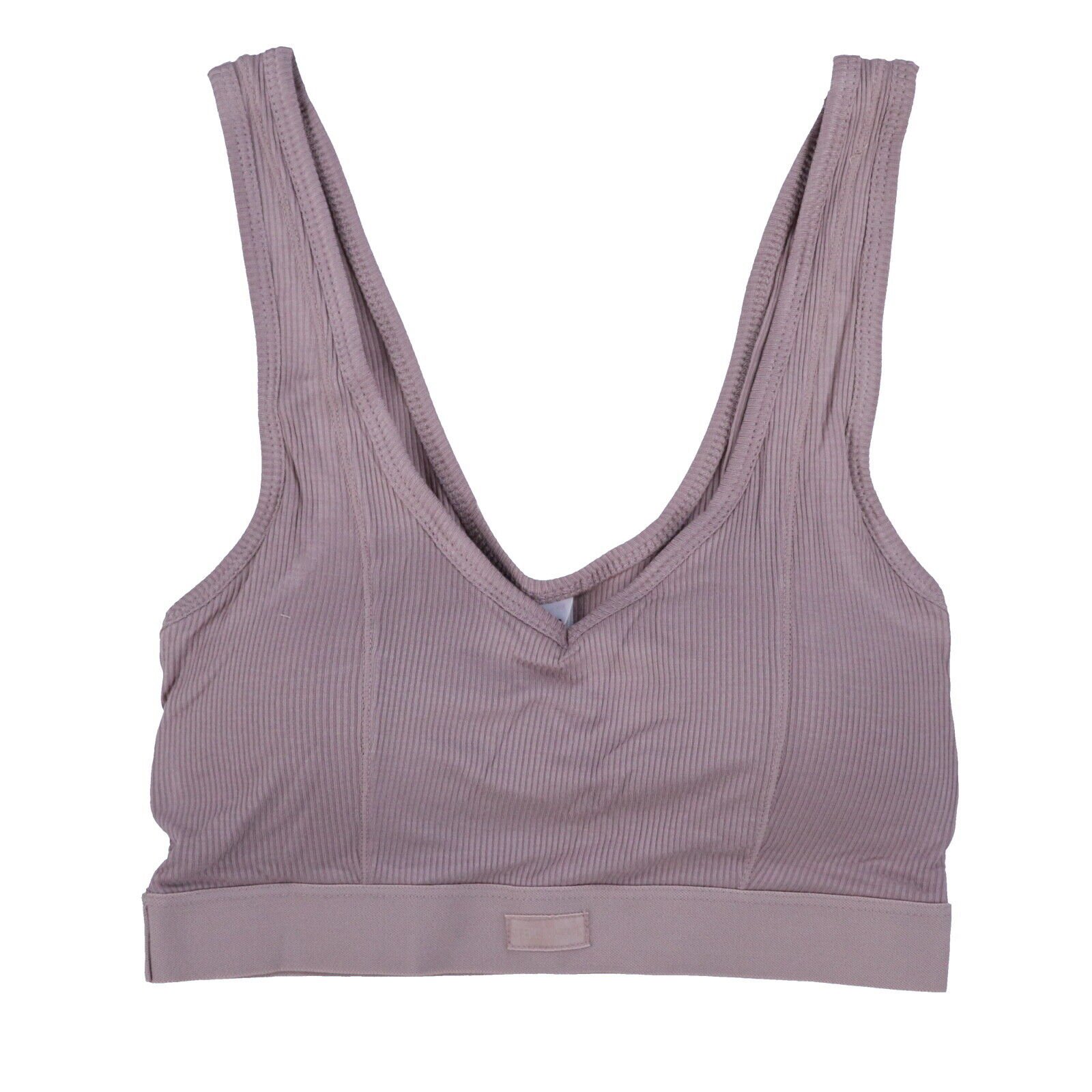 Steve Madden Damen Gerippter Stretch Bralette Gepolsterter Lounge BH M L XL NEU - Bild 4 von 4