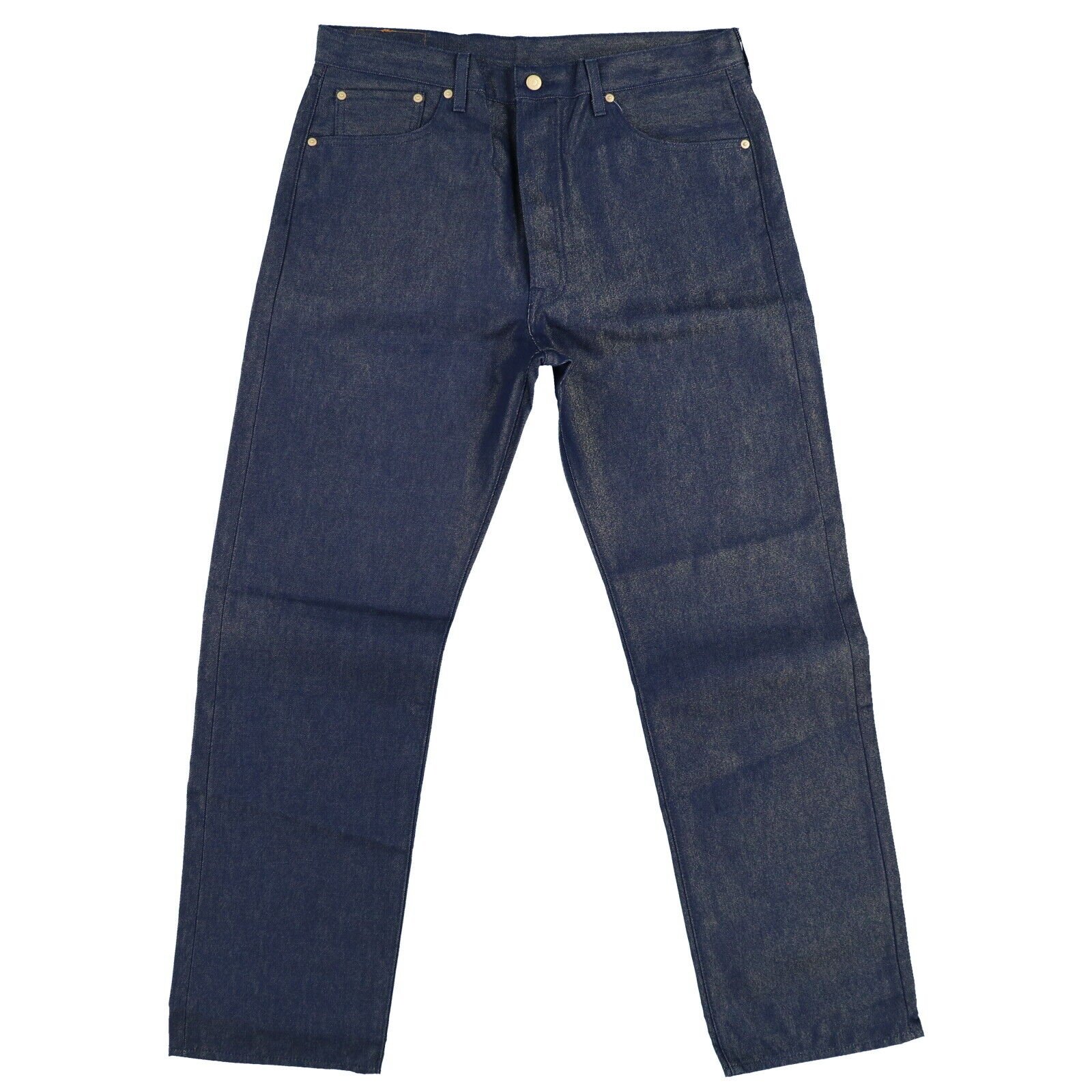 Levis 501 Jeans Button Fly Men's Denim Casual Bottoms Pants Patch Logo Pockets - Picture 8 of 8
