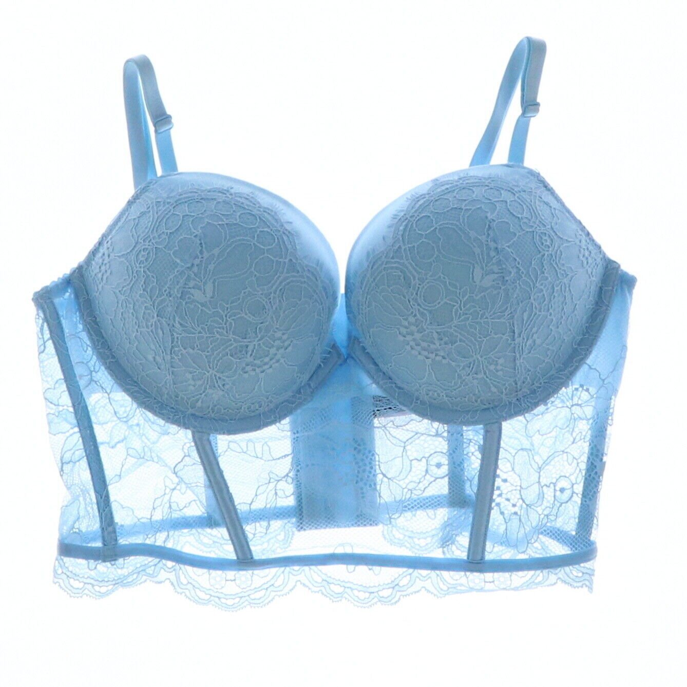 Victoria's Secret Biustonosz Bombshell Wyściełany Dodaj 2 miseczki Rozmiar Push Up Bielizna Sexy Nowy - Zdjęcie 12 z 36