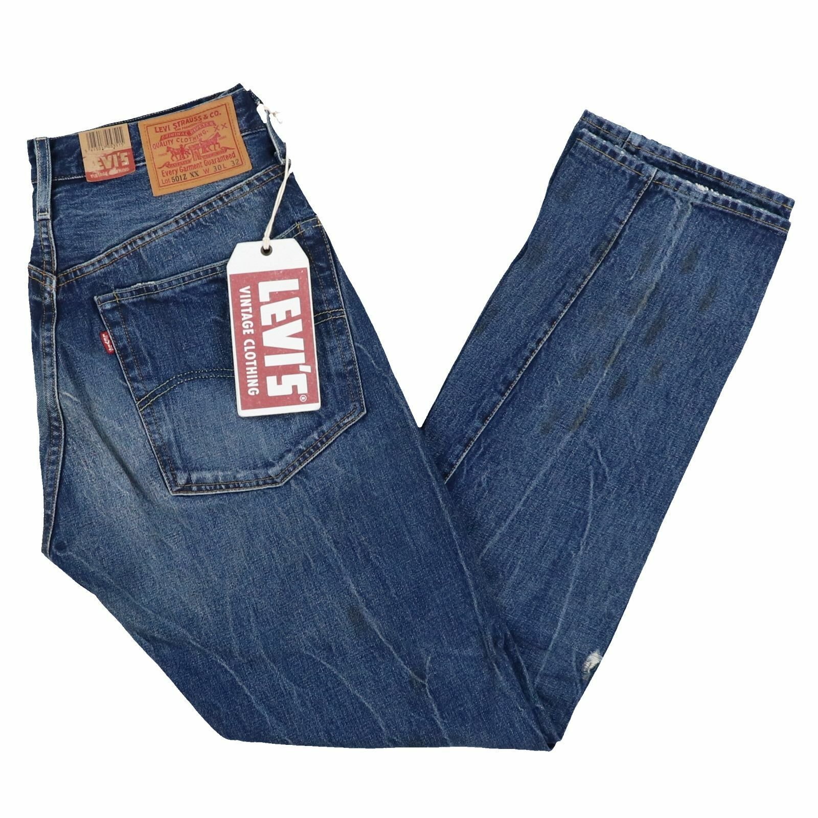 Levis 501 Jeans Men's Big E Vintage Shrink To Fit Selvage Pant