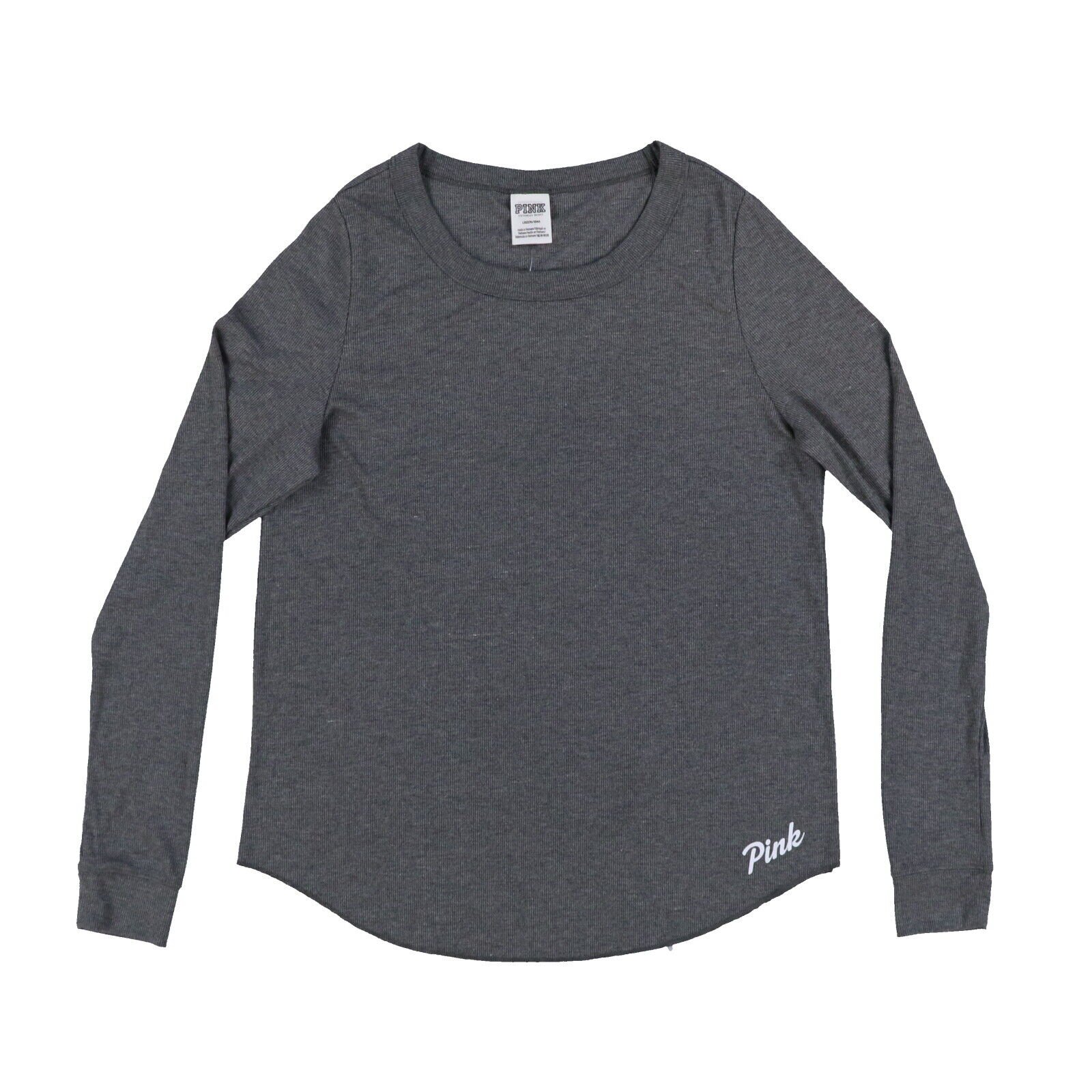 Victoria's Secret Pink T-Shirt Long Sleeve Graphic Tee Vs Logo Casual New Nwt - 第 13/21 張圖片