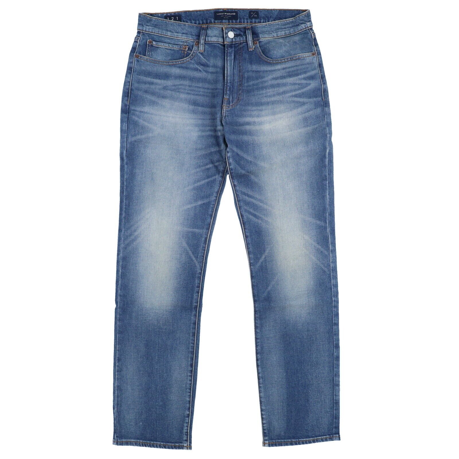 Lucky Brand Mens Jeans 121 Heritage Slim Fit Denim Bottoms Casual Pants Zip Nwt - Picture 12 of 14